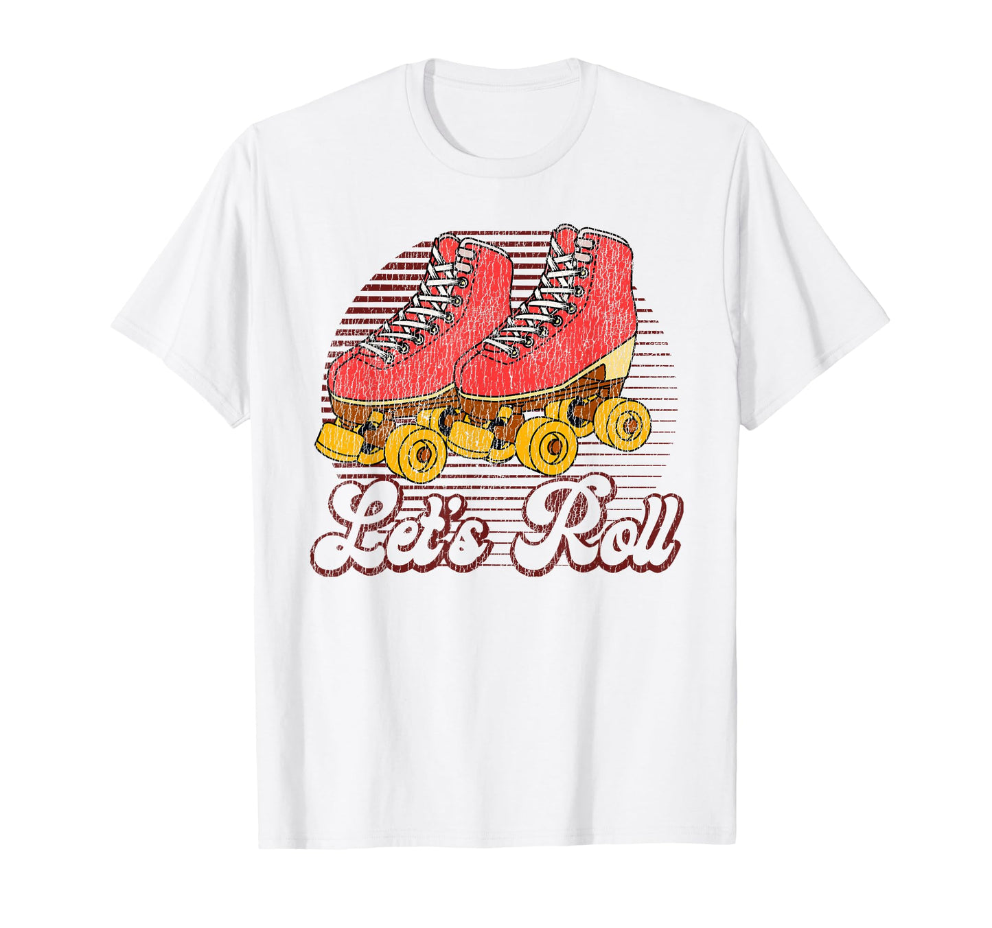 Roller Skating Skate 1970S T-Shirt - Trendy Graphic Unisex - T-Shirt, Sweatshirt, Hoodie