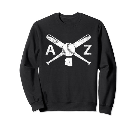 Arizona Baseball Love Az Baseball Sweatshirt - Trendy Graphic for Adults - T-Shirt, Sweatshirt, Hoodie