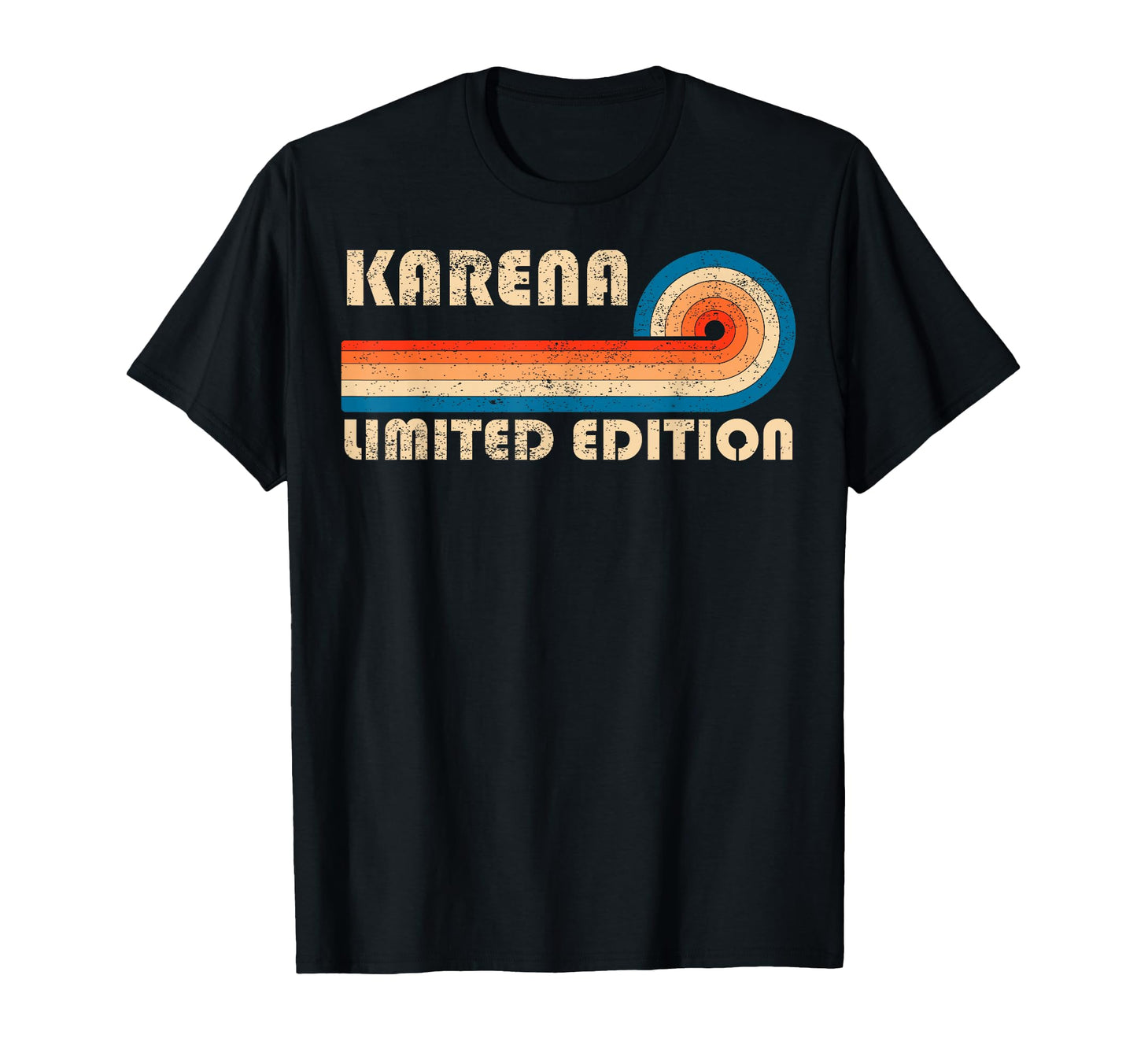 Karena 70S 80S Sunset Stripe T-Shirt - Custom Art Print for Adults - T-Shirt, Sweatshirt, Hoodie