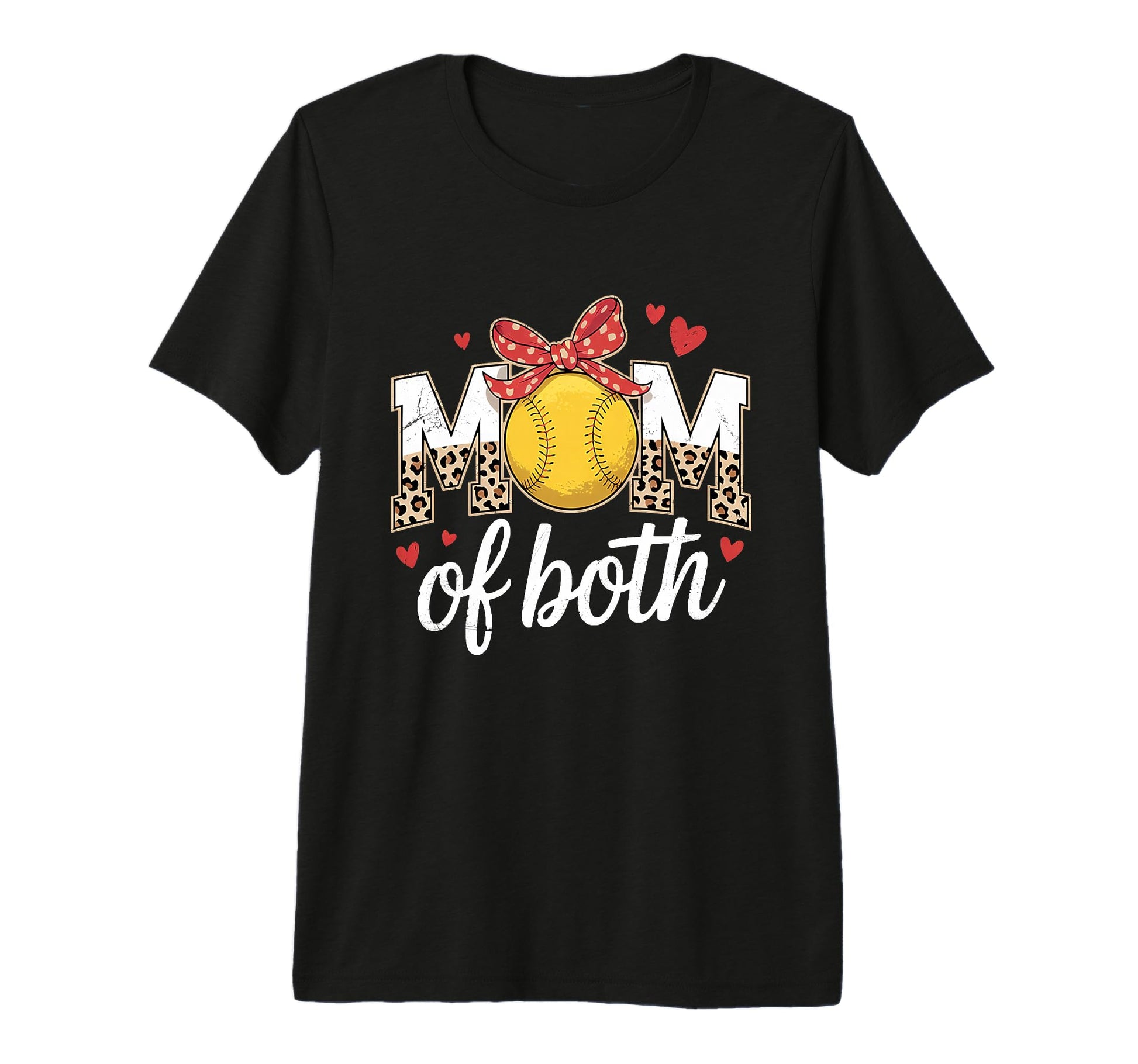 Solfball Mom Both Baseball Mama T-Shirt - Novelty Apparel Men Women - T-Shirt, Sweatshirt, Hoodie