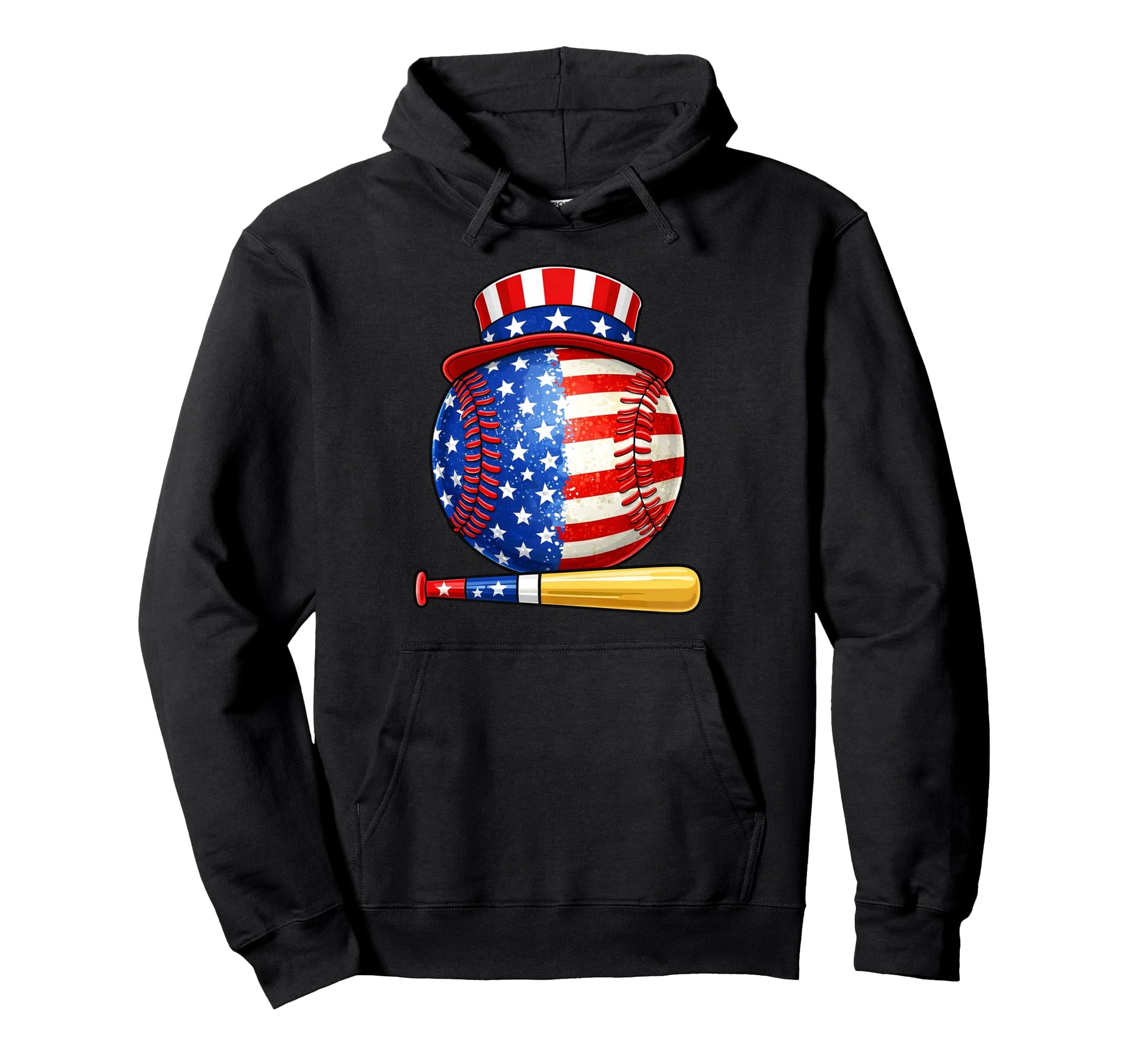 Baseball 4Th July 250Th Years Freedom Hoodie - Custom Art Print for Adults - T-Shirt, Sweatshirt, Hoodie