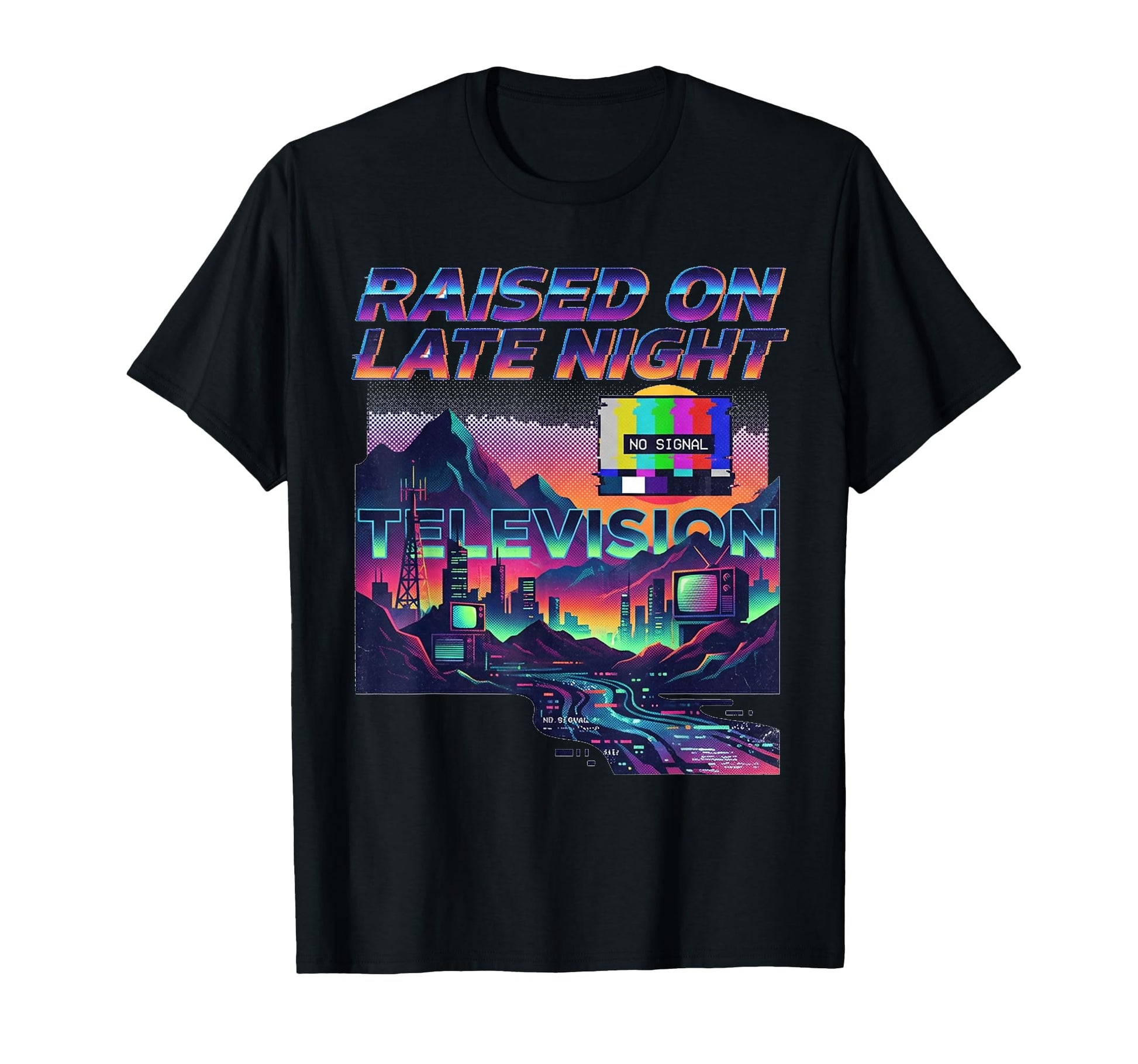 1980S Nostalgia Late Night T V 80S T-Shirt - Graphic Print Men Women - T-Shirt, Sweatshirt, Hoodie