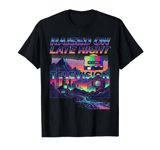 1980S Nostalgia Late Night T V 80S T-Shirt - Graphic Print Men Women - T-Shirt, Sweatshirt, Hoodie