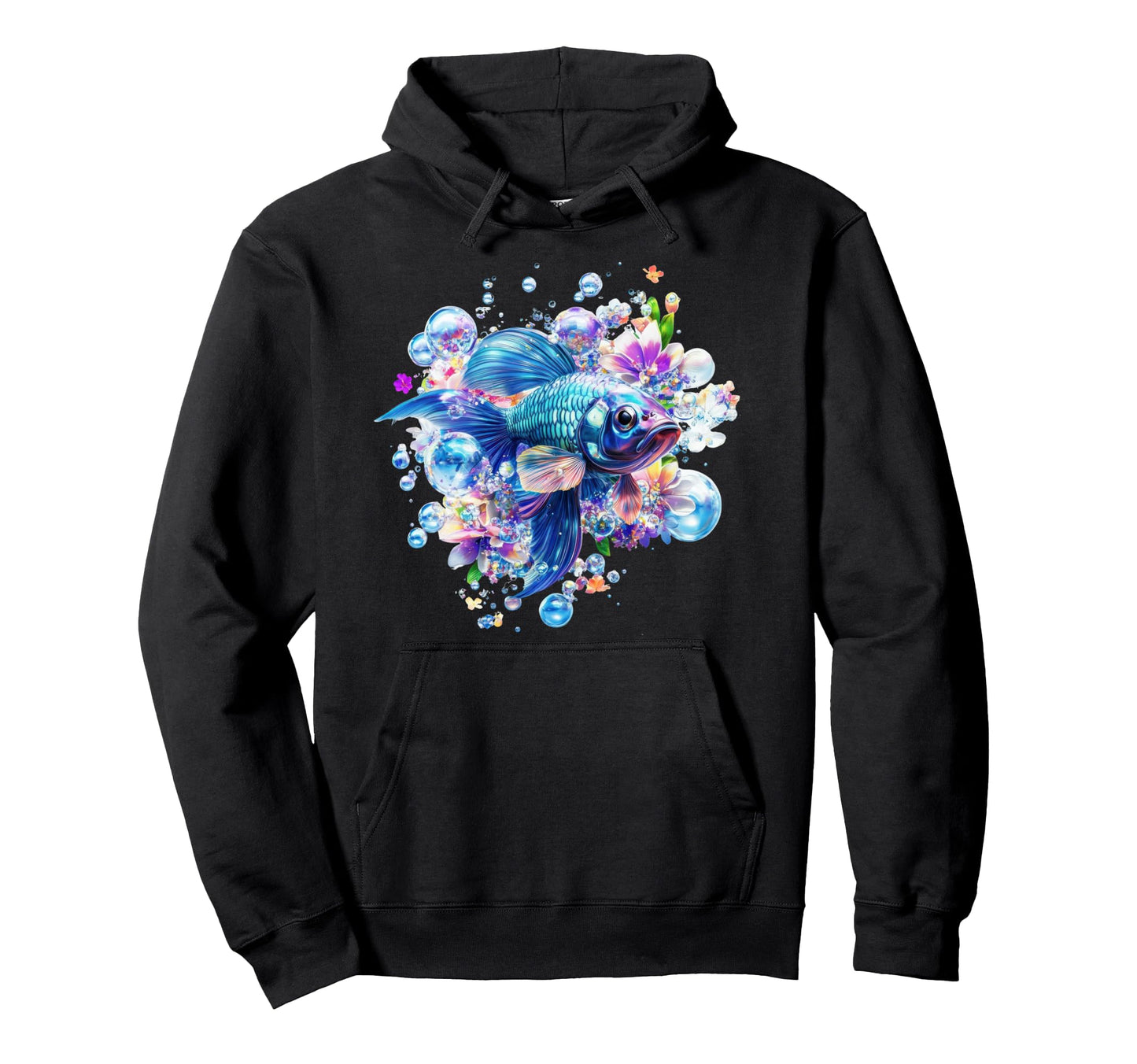 Frutiger Aero Y2K Fish Hoodie - Unique Graphic Men Women - T-Shirt, Sweatshirt, Hoodie