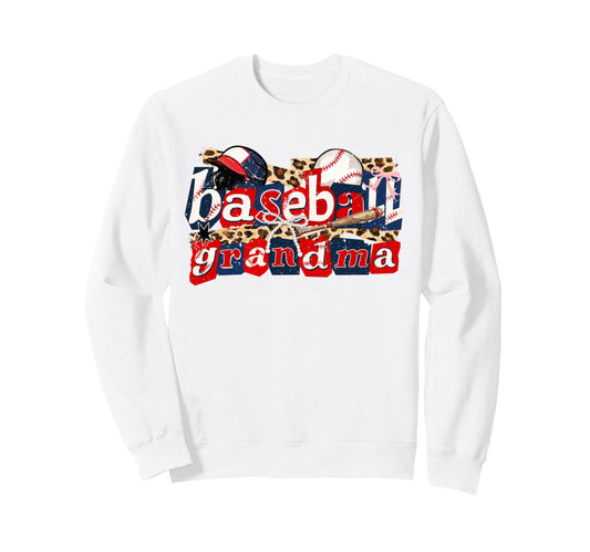 Baseball Grandma Coquette Bow Sweatshirt - Fun Novelty Design Men Women - T-Shirt, Sweatshirt, Hoodie
