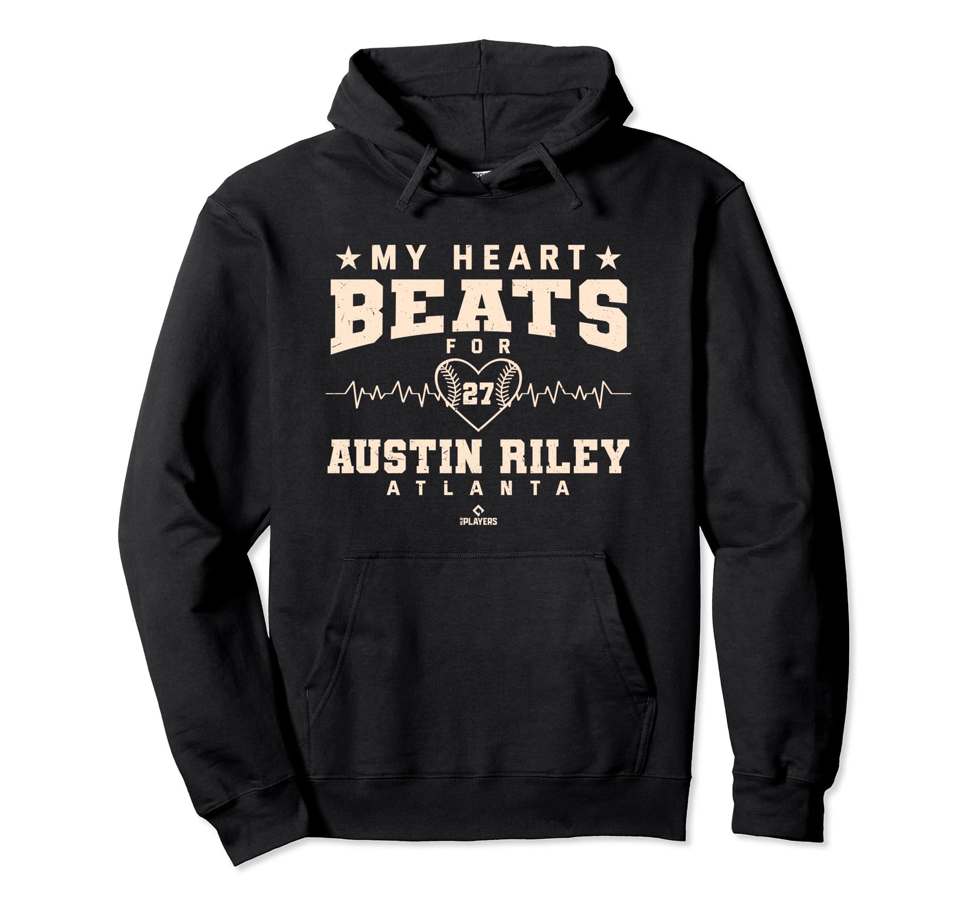 My Heart Beats Austin Riley Baseball Hoodie - Custom Art Print Unisex - T-Shirt, Sweatshirt, Hoodie