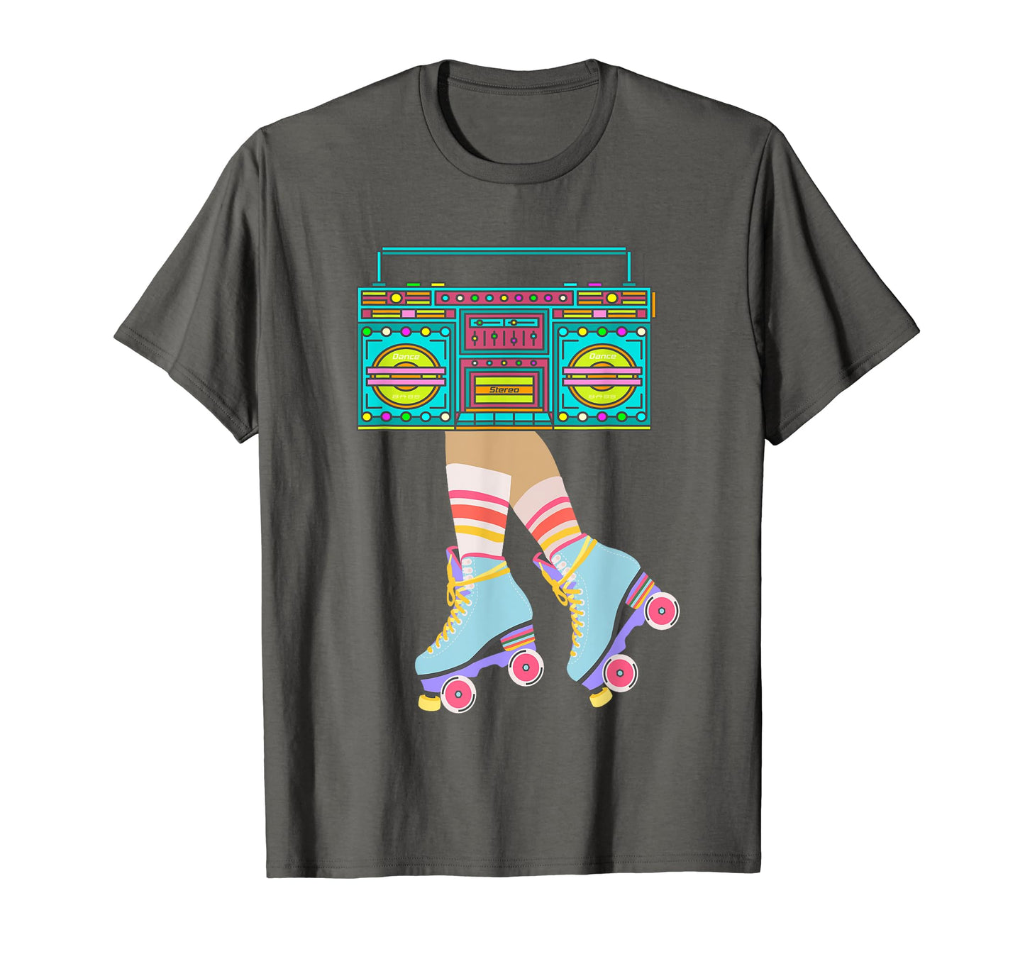 Rollerskates Funny 80S 90S Roller Disco T-Shirt - Graphic Print Men Women - T-Shirt, Sweatshirt, Hoodie