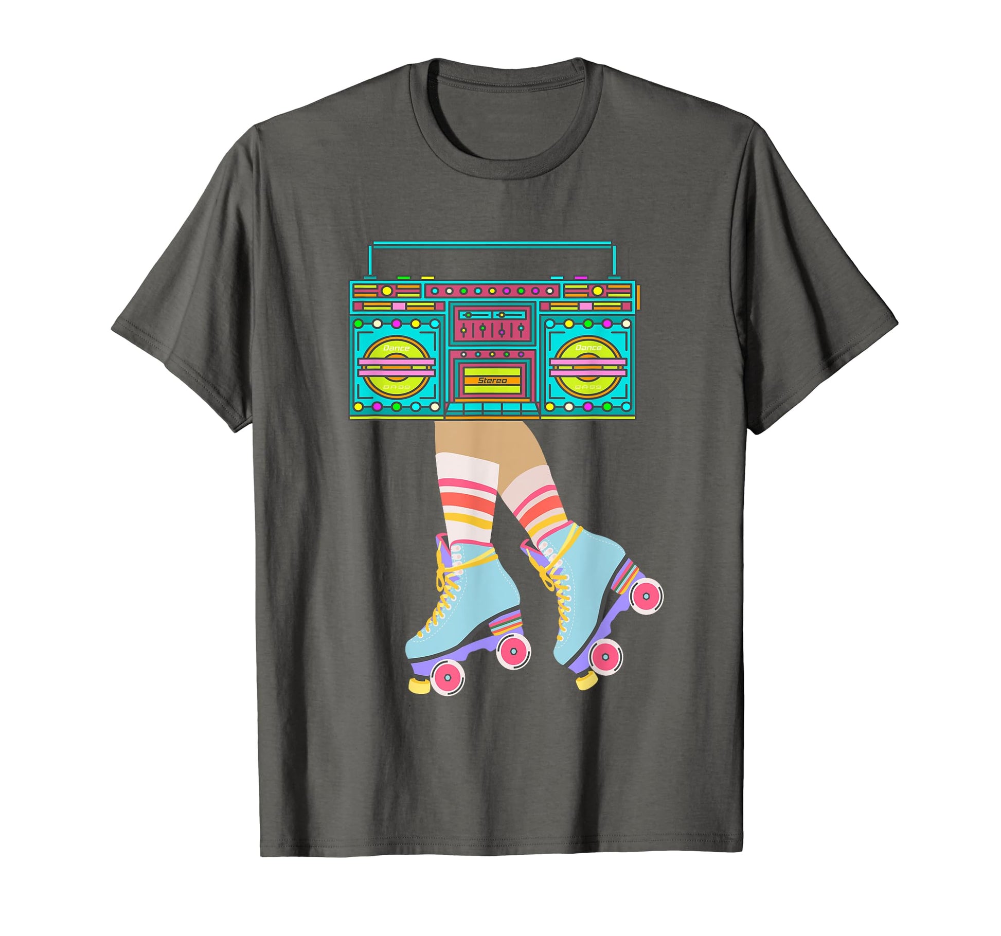 Rollerskates Funny 80S 90S Roller Disco T-Shirt - Graphic Print Men Women - T-Shirt, Sweatshirt, Hoodie