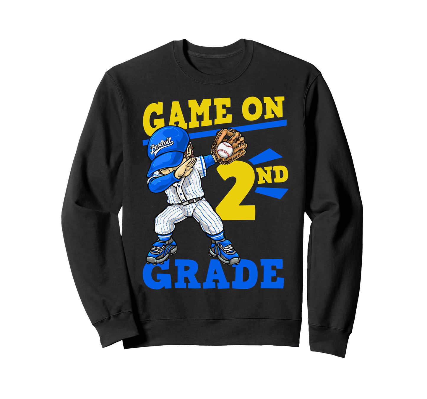 2Nd Grade Baseball First Day Sweatshirt - Aesthetic Graphic for Adults - T-Shirt, Sweatshirt, Hoodie