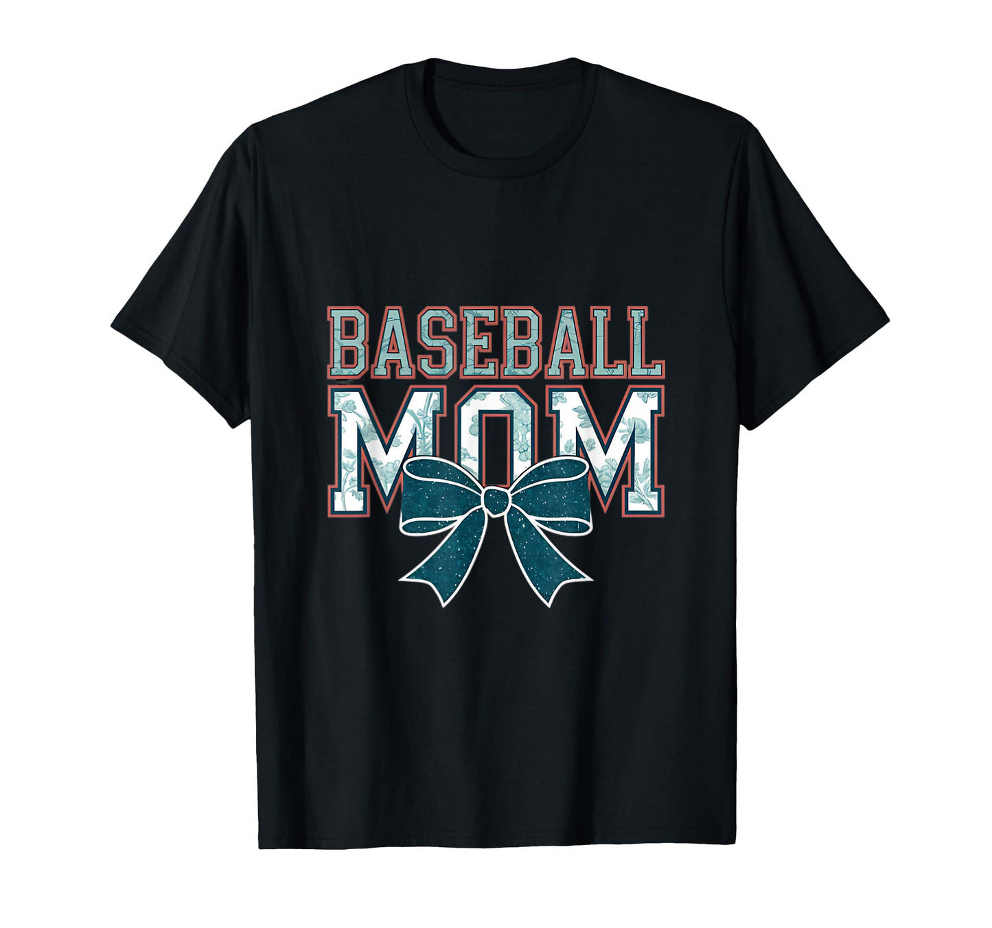 Baseball Mom Coquette Bow Mothers Day T-Shirt - Custom Art Print Men Women - T-Shirt, Sweatshirt, Hoodie