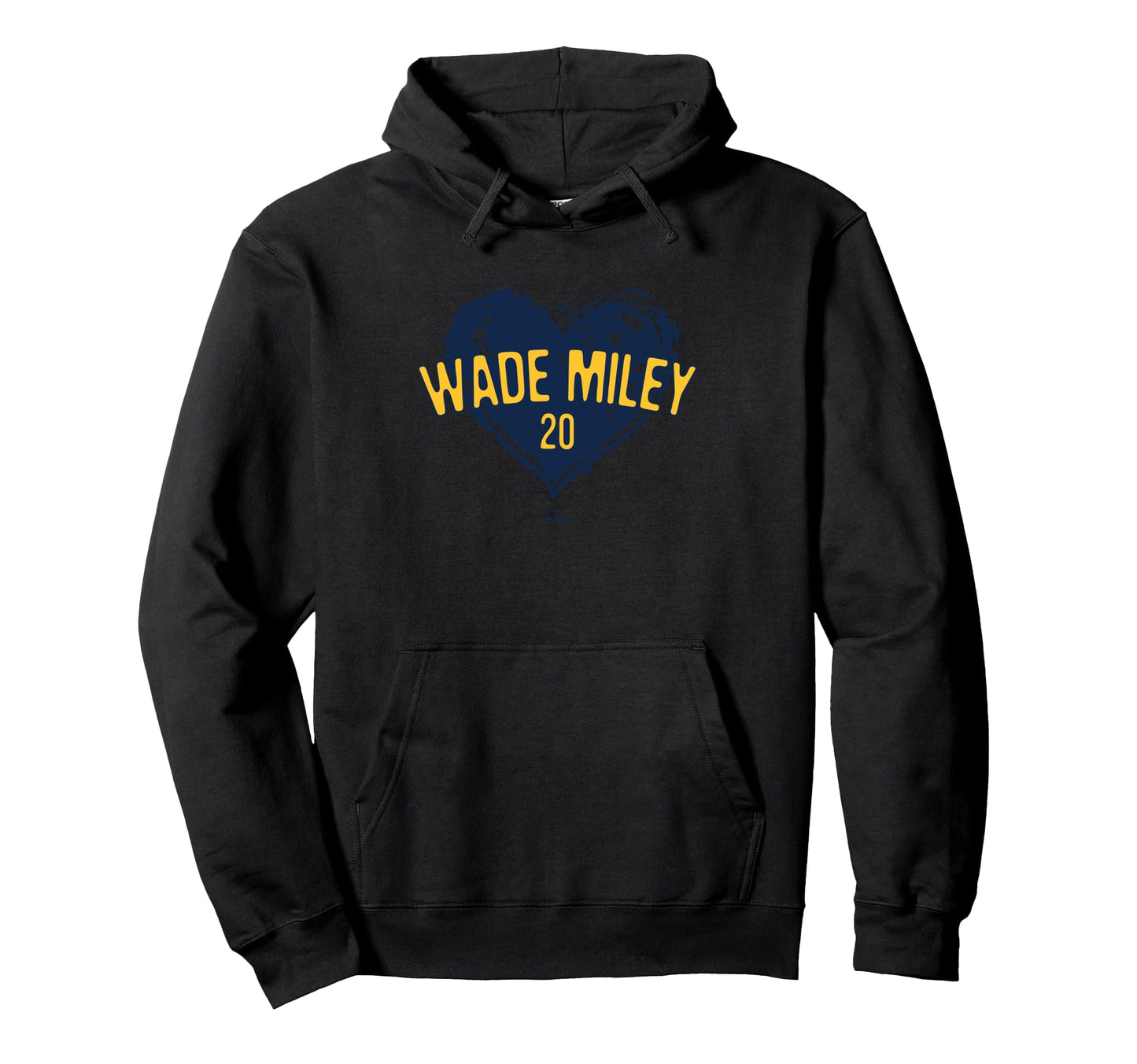 Distressed Heart Wade Miley Milwaukee Hoodie - Streetwear Style Unisex - T-Shirt, Sweatshirt, Hoodie
