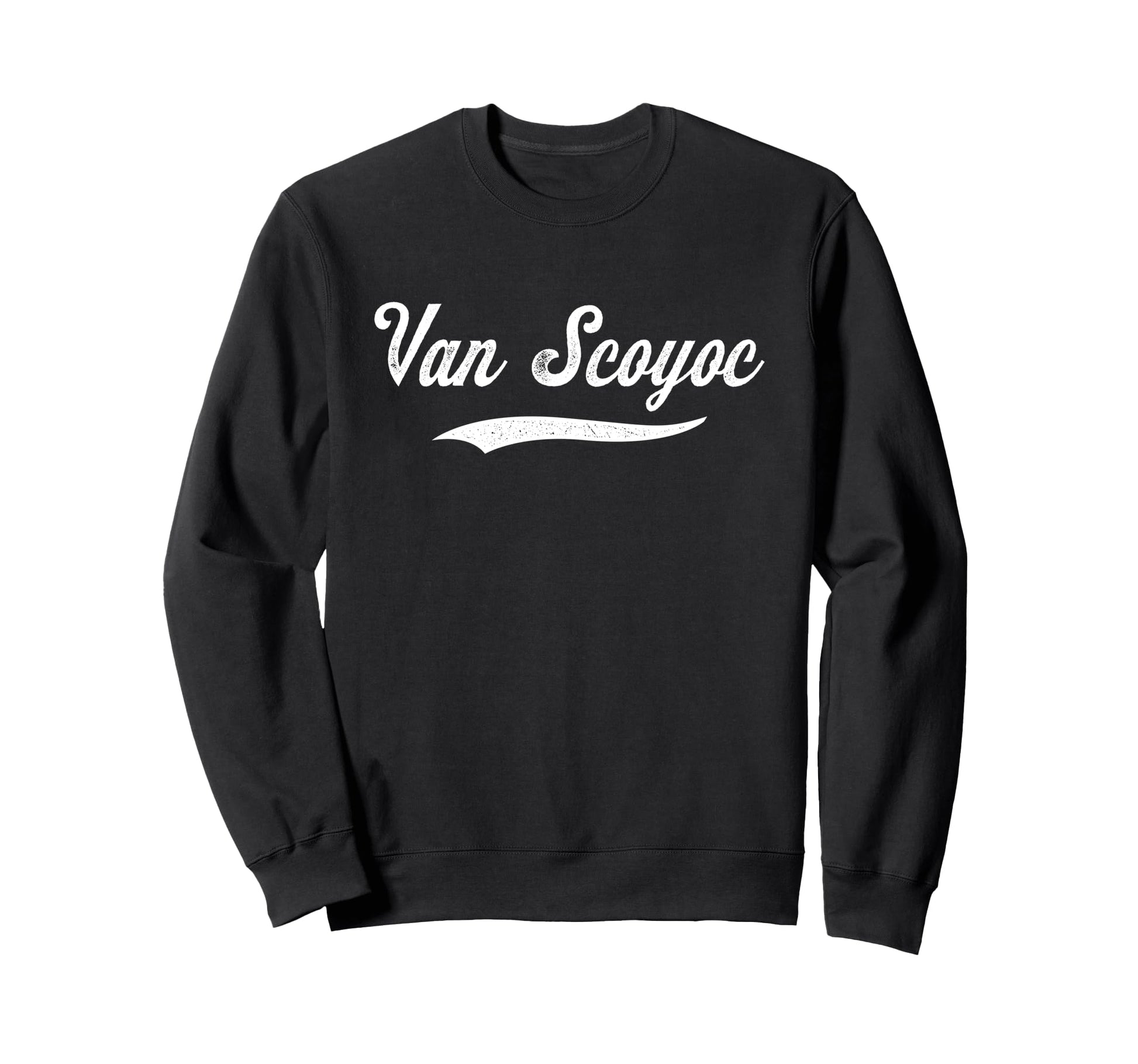 Distressed Script Connor Van Sweatshirt - Casual Everyday Wear Unisex - T-Shirt, Sweatshirt, Hoodie