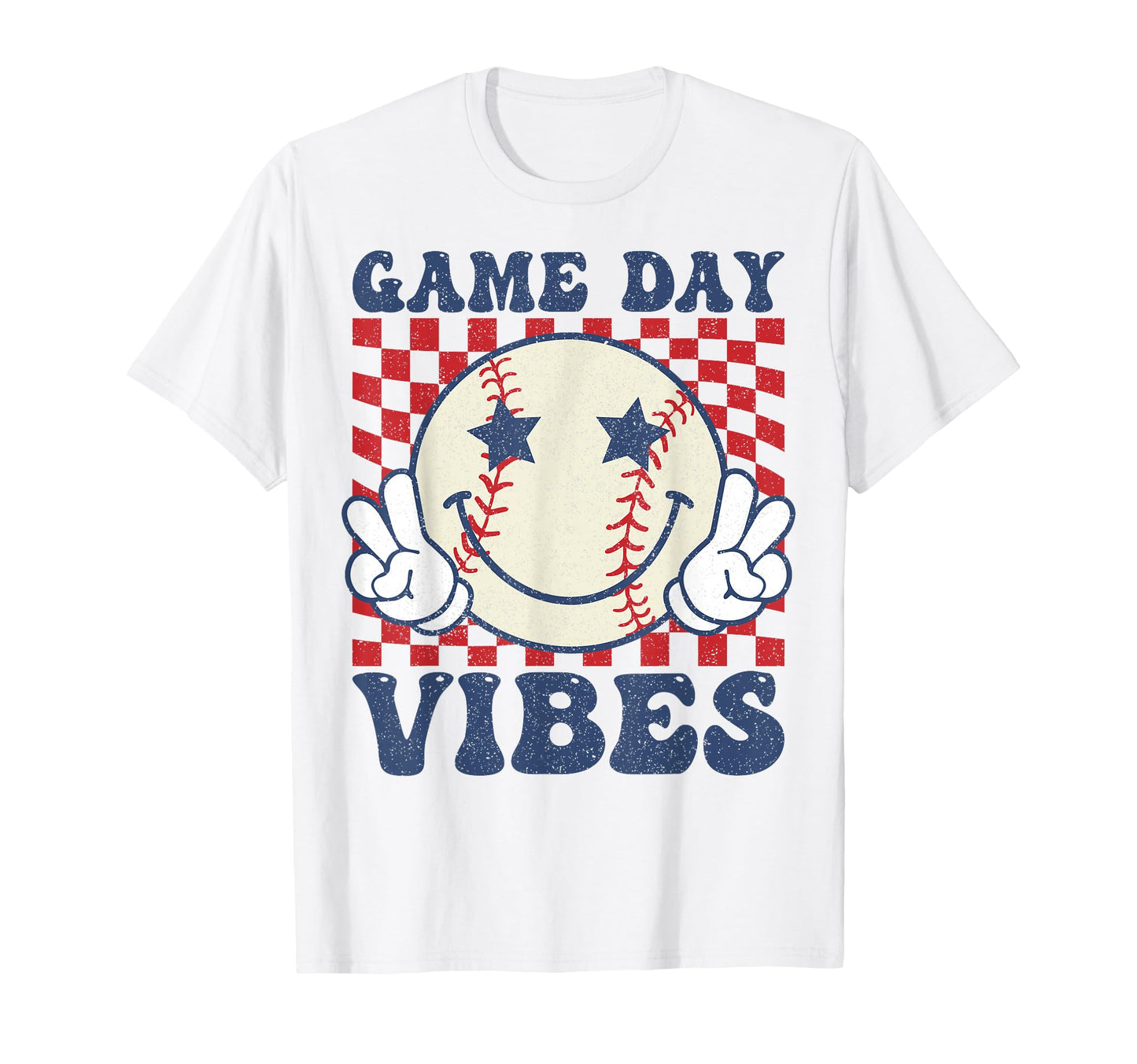Game Day Vibes Baseball Groovy T-Shirt - Streetwear Style Men Women - T-Shirt, Sweatshirt, Hoodie