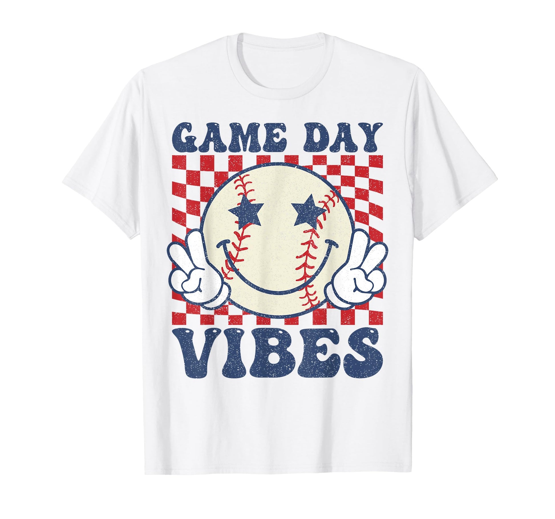 Game Day Vibes Baseball Groovy T-Shirt - Streetwear Style Men Women - T-Shirt, Sweatshirt, Hoodie