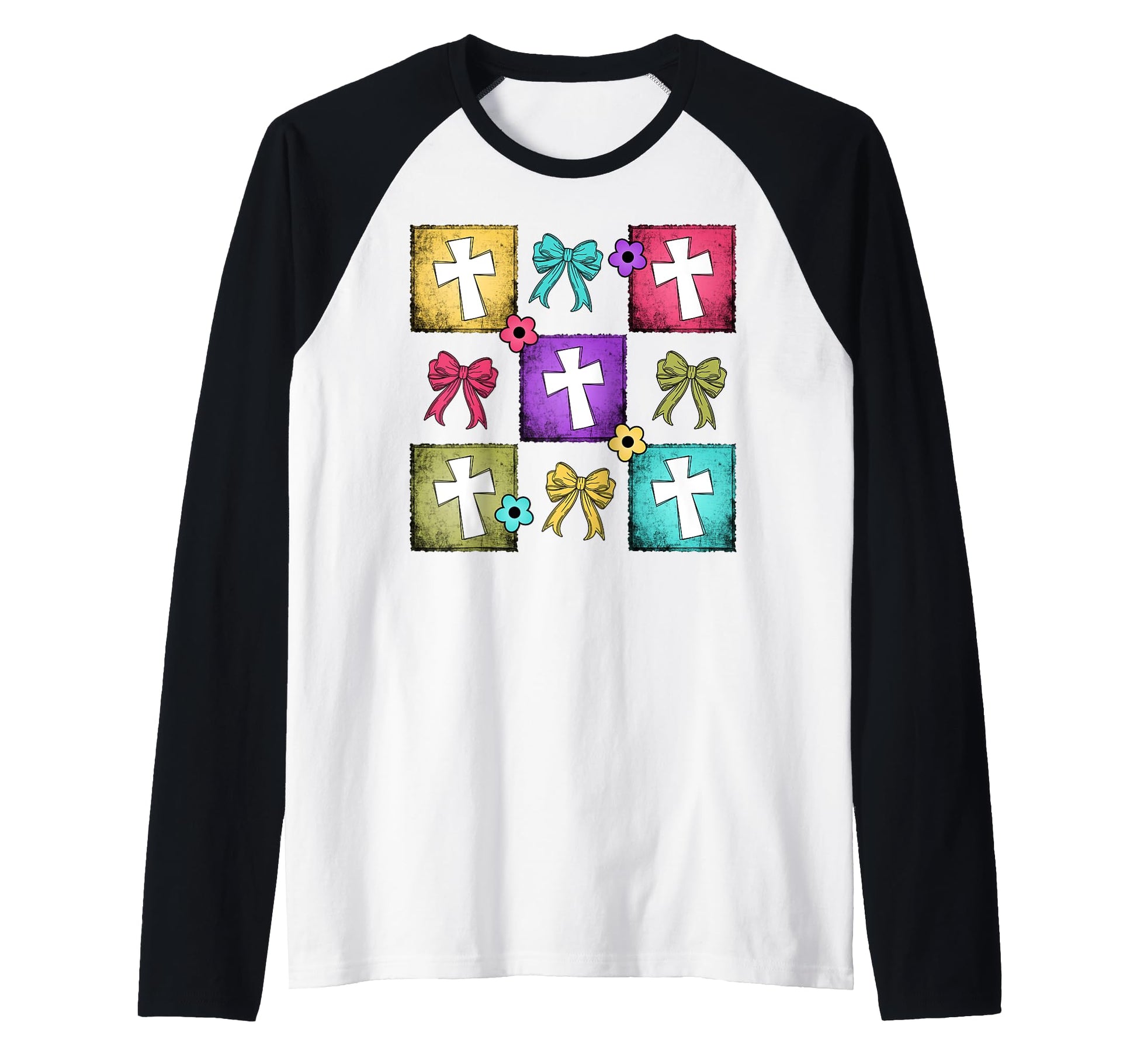 Checkered Cross Easter Jesus Bible T-Shirt - Unique Graphic for Adults - T-Shirt, Sweatshirt, Hoodie