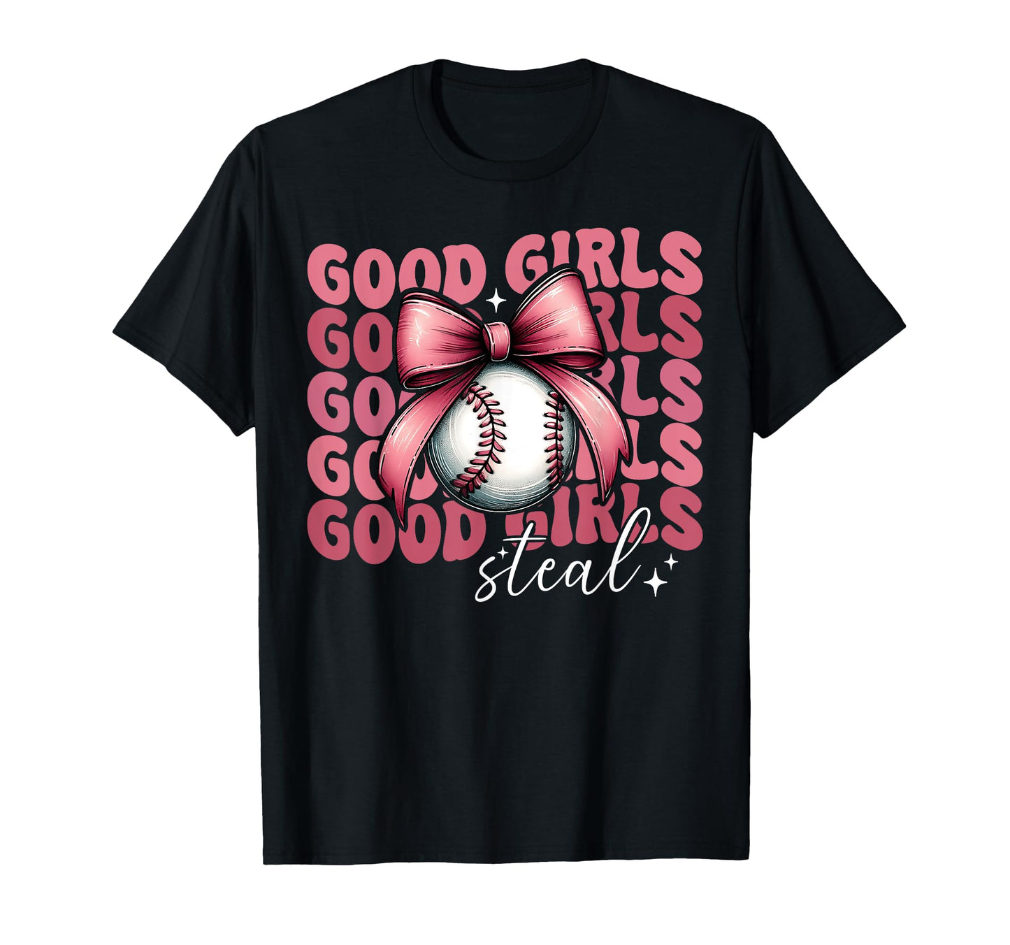 Baseball Mom Mothers Day Coquette Bow T-Shirt - Custom Art Print Men Women - T-Shirt, Sweatshirt, Hoodie