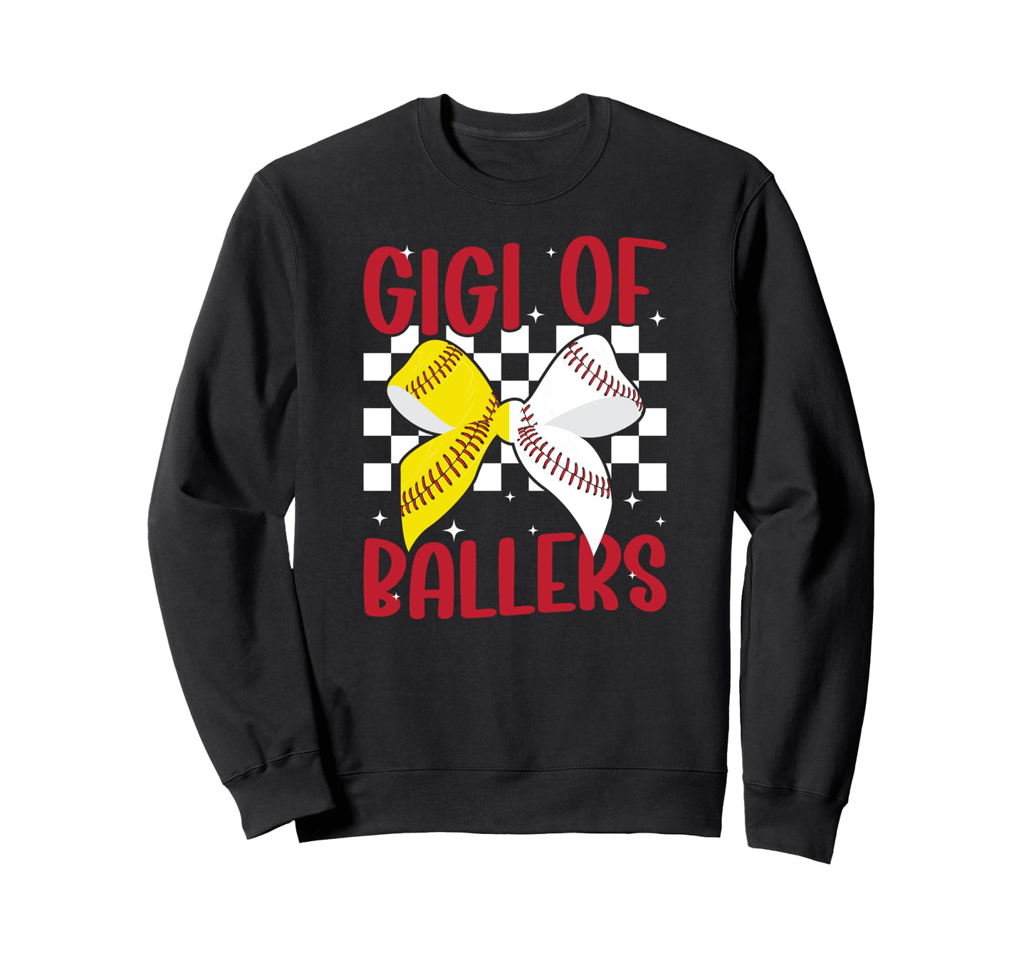 Gigi Ballers Coquette Baseball Sweatshirt - Unique Graphic Men Women - T-Shirt, Sweatshirt, Hoodie