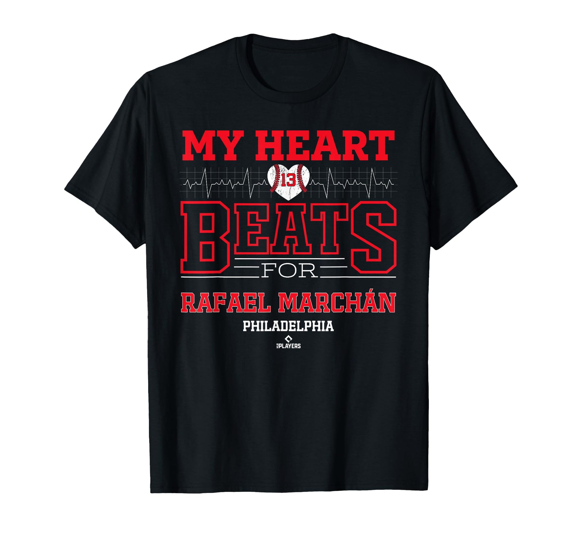 My Heart Beats Rafael March N T-Shirt - Custom Art Print Men Women - T-Shirt, Sweatshirt, Hoodie