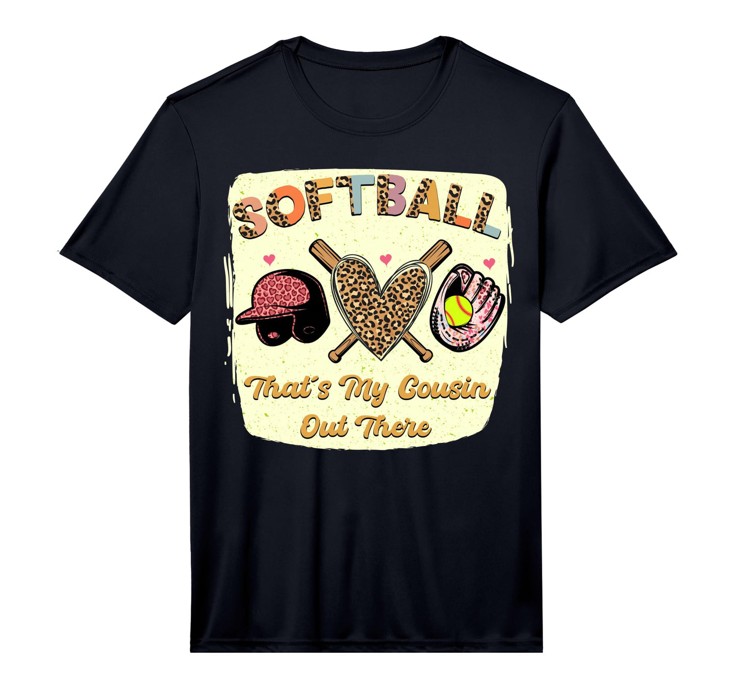 Softball Thats My Cousin Out There T-Shirt - Streetwear Style Men Women - T-Shirt, Sweatshirt, Hoodie