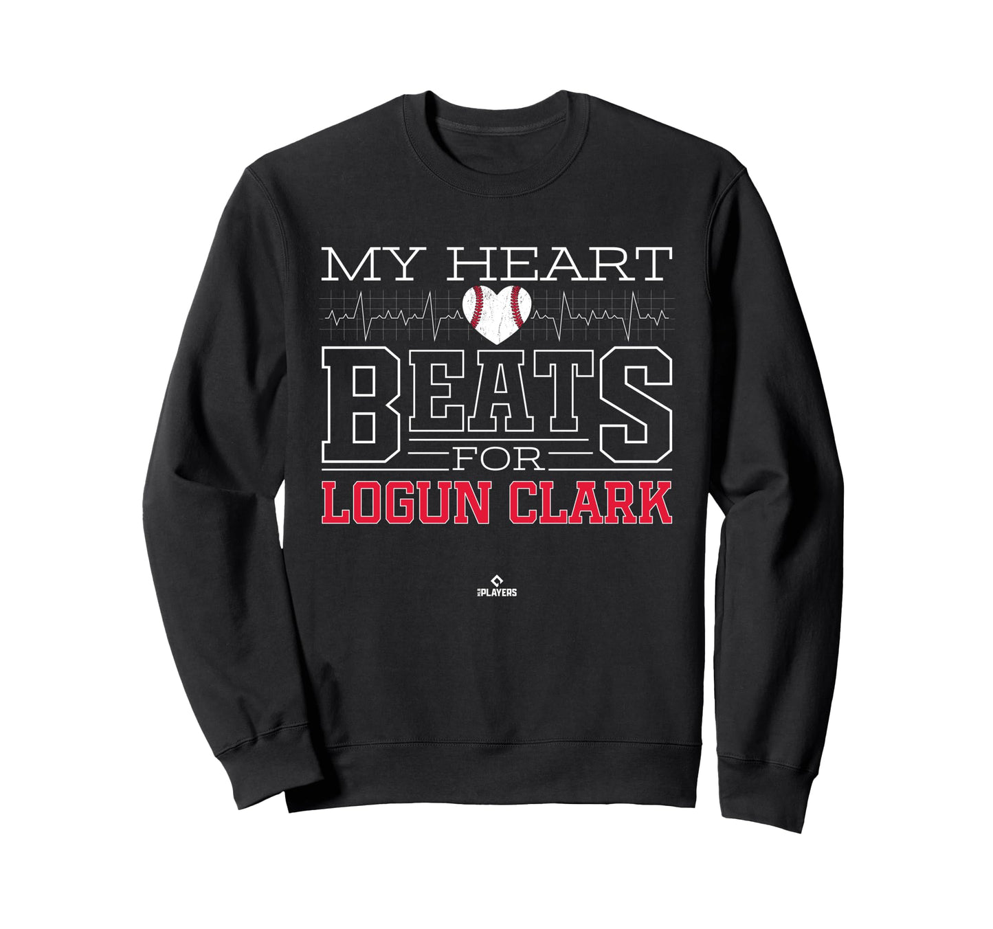 My Heart Beats Logun Clark Prospect Sweatshirt - Unique Graphic for Adults - T-Shirt, Sweatshirt, Hoodie