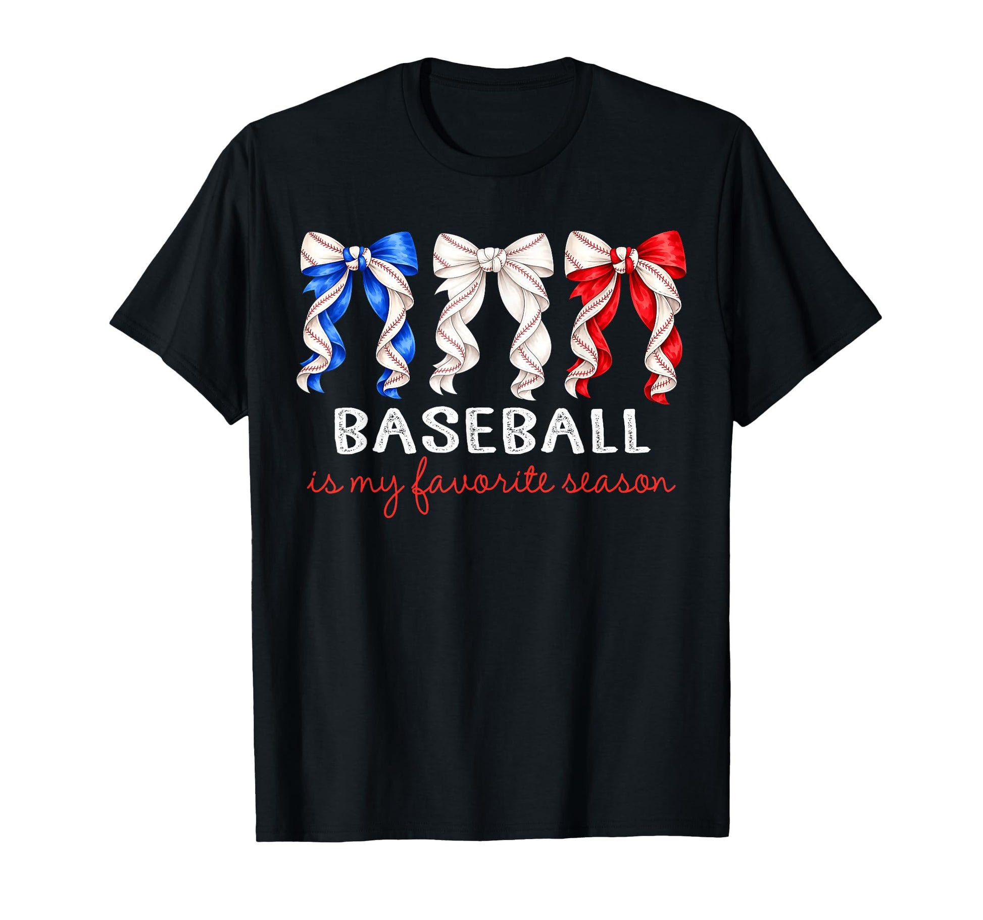 Bow Mom Baseball Is My Favorite T-Shirt - Streetwear Style Men Women - T-Shirt, Sweatshirt, Hoodie