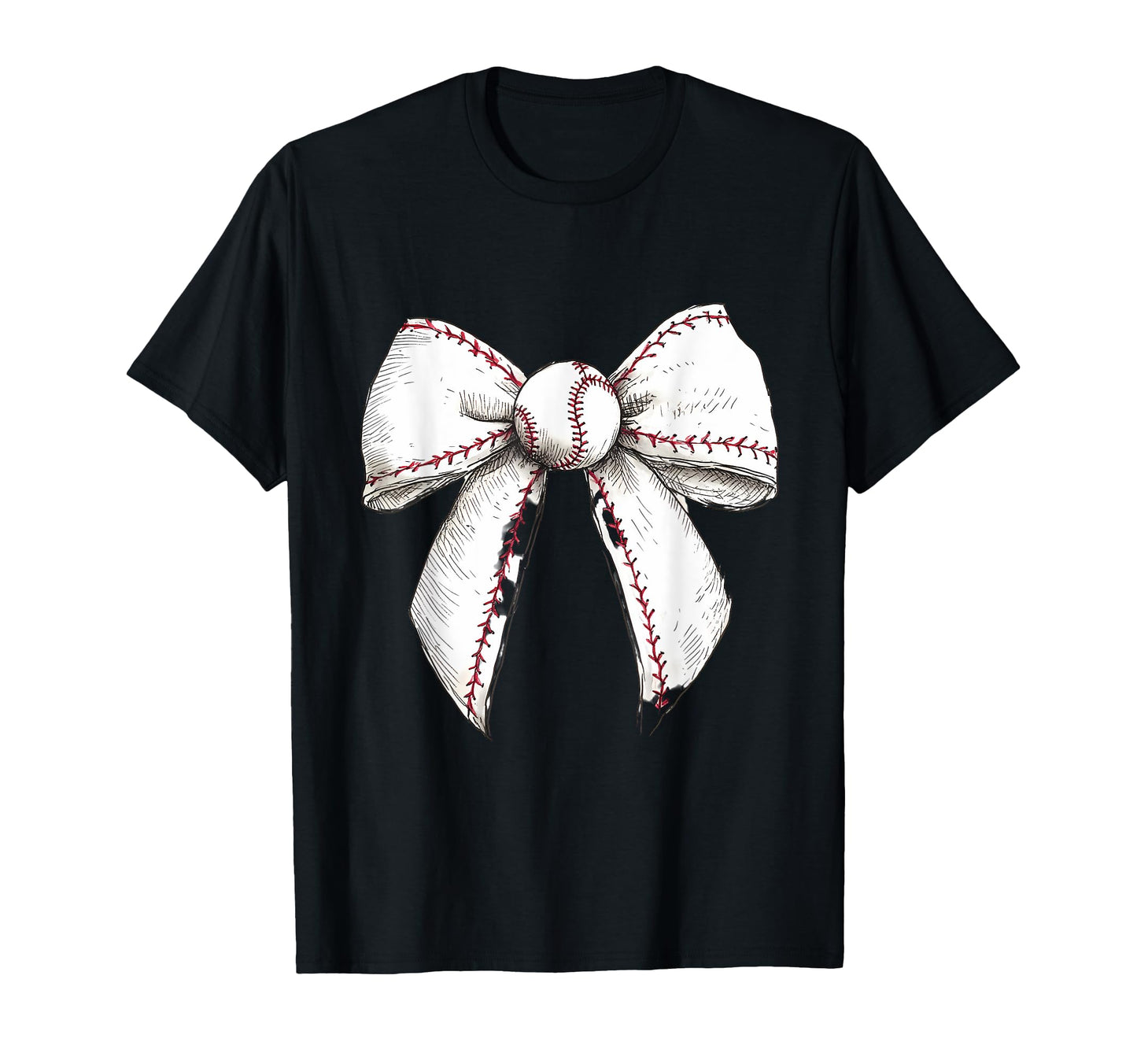 Baseball Coquette Bow Baseball Player T-Shirt - Aesthetic Graphic Men Women - T-Shirt, Sweatshirt, Hoodie