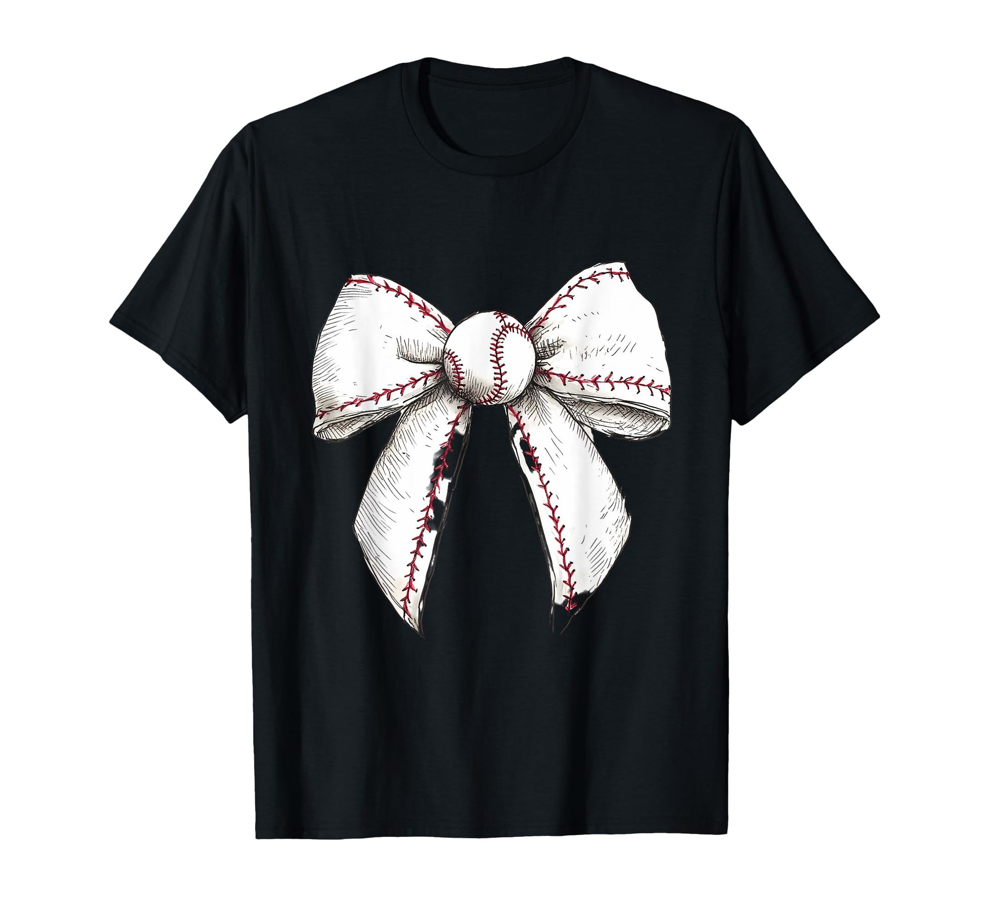 Baseball Coquette Bow Baseball Player T-Shirt - Aesthetic Graphic Men Women - T-Shirt, Sweatshirt, Hoodie