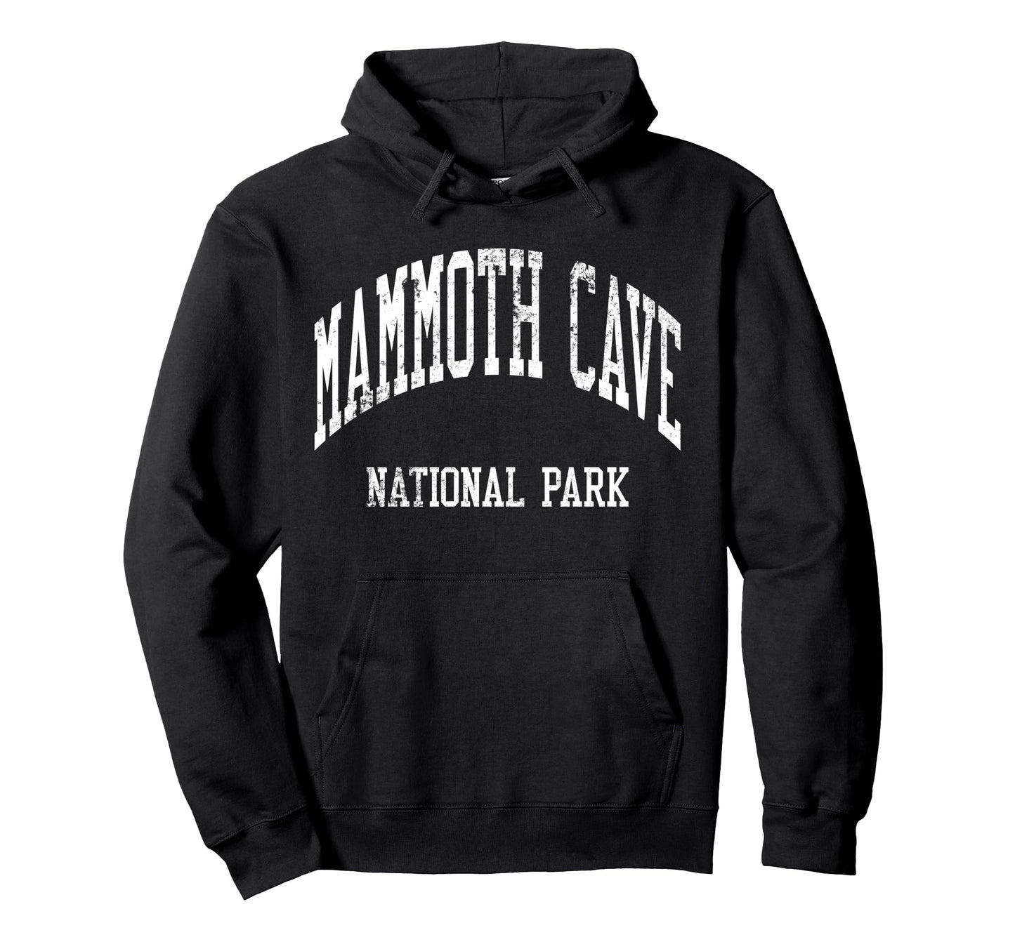 Mammoth Cave National Park 70S College Hoodie - Unique Graphic Unisex - T-Shirt, Sweatshirt, Hoodie
