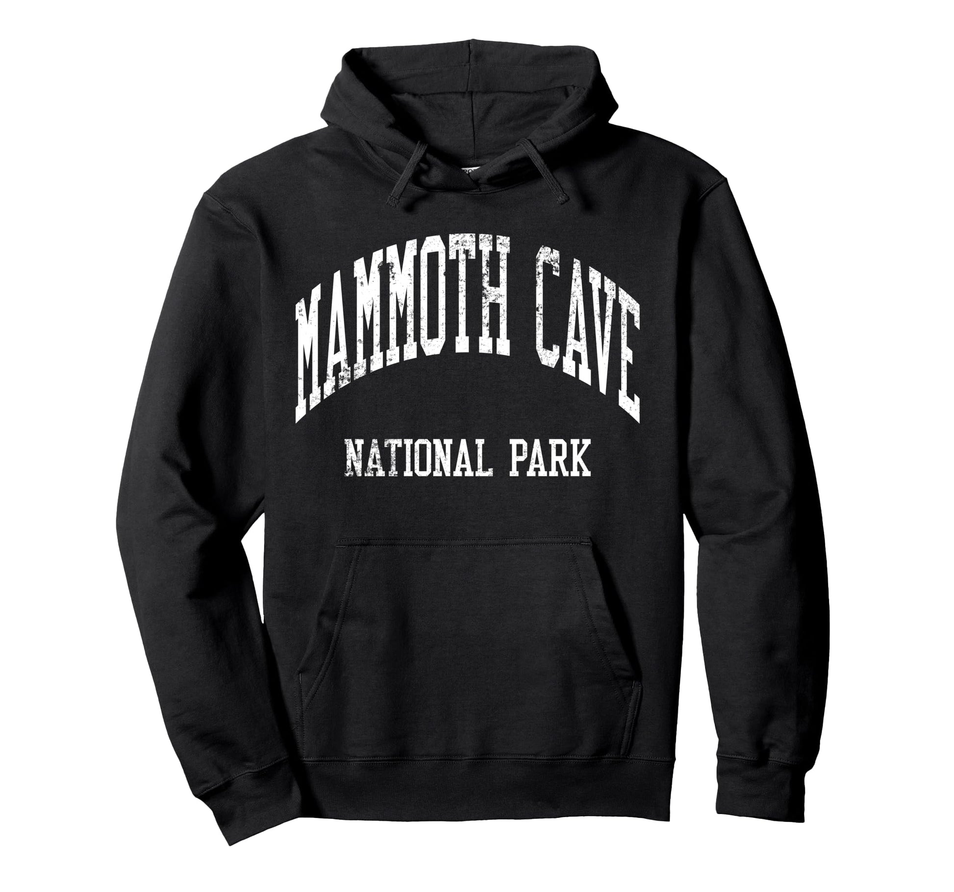 Mammoth Cave National Park 70S College Hoodie - Unique Graphic Unisex - T-Shirt, Sweatshirt, Hoodie
