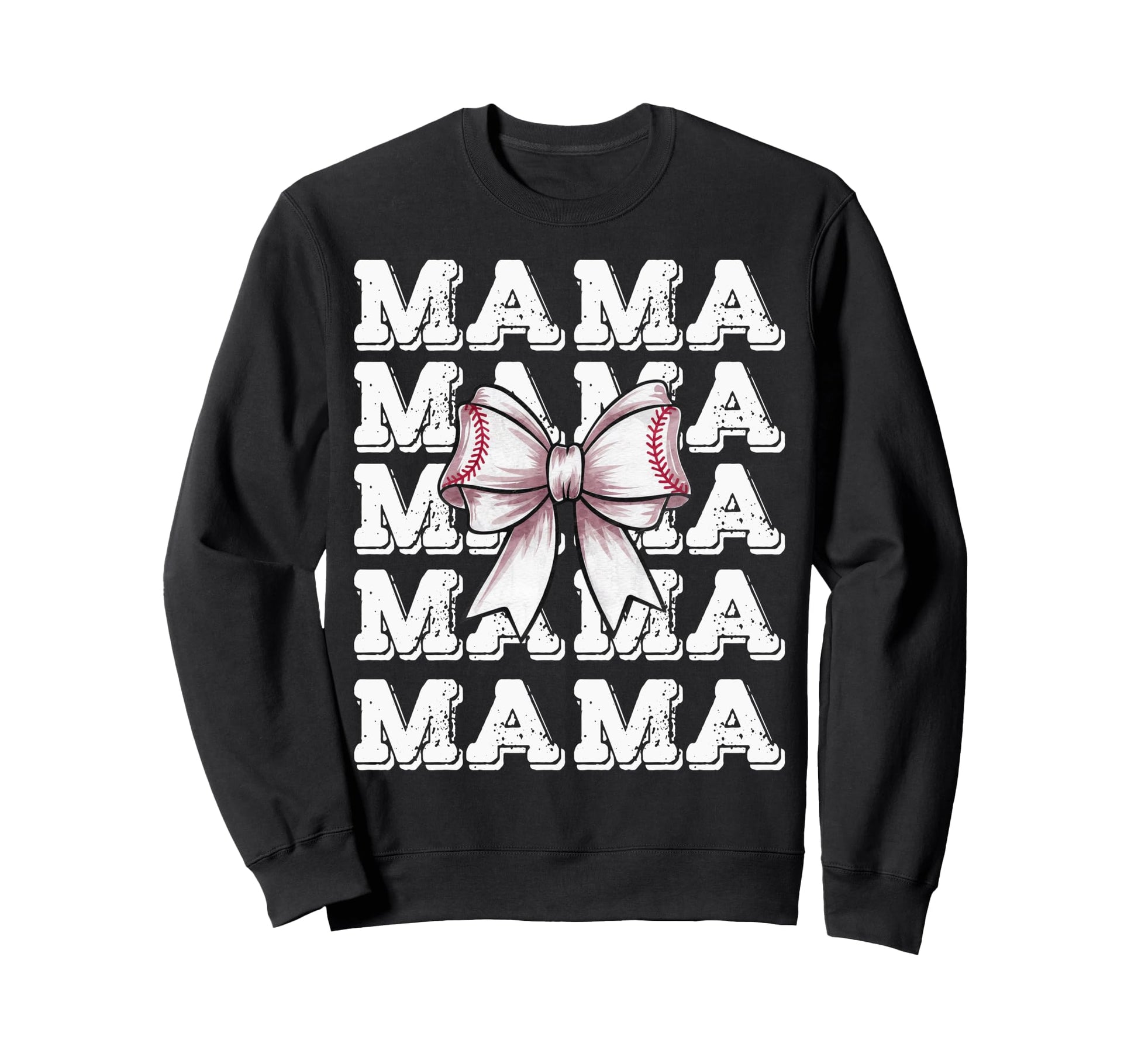 Coquette Baseball Mama Matching Family Sweatshirt - Unique Graphic Unisex - T-Shirt, Sweatshirt, Hoodie