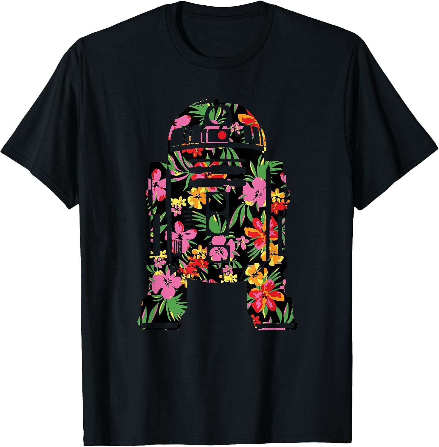 Tropical R2-D2 Floral Print - Adult & Kids T-Shirts, Sweatshirts & Hoodies apparel design preview 1