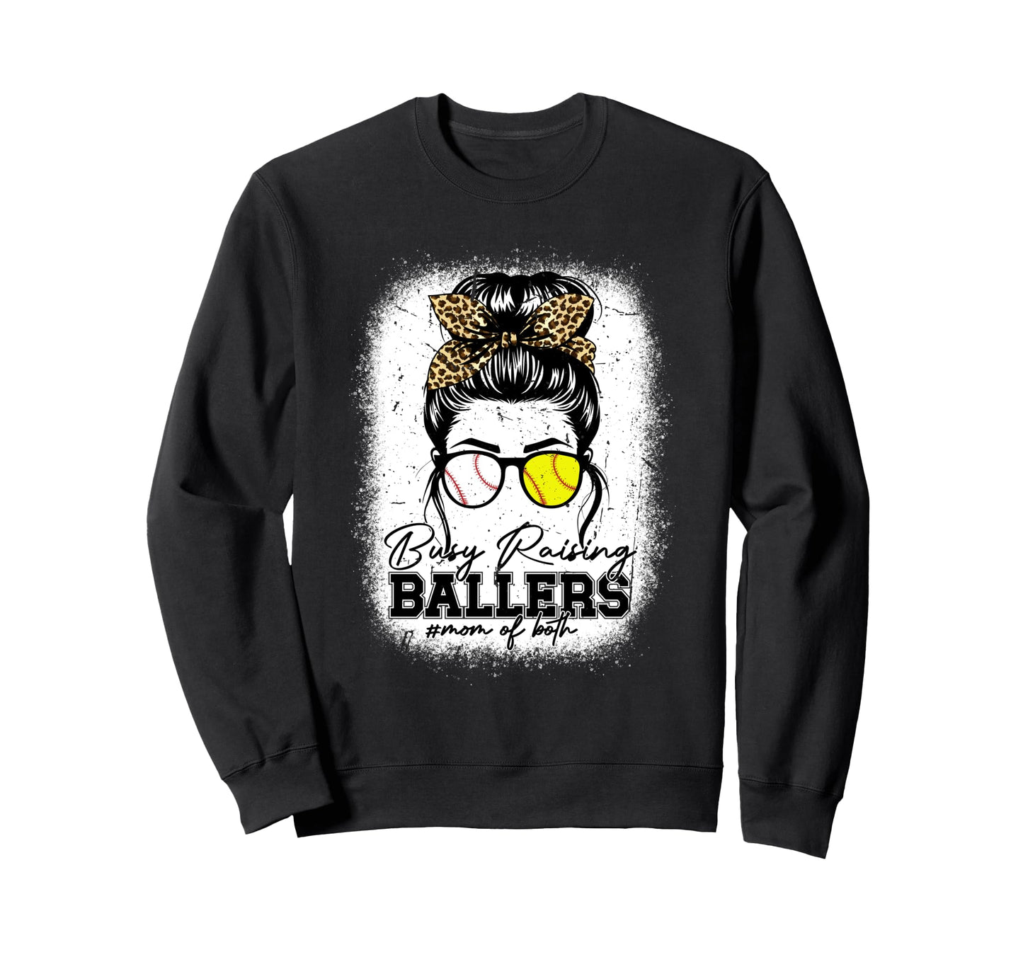 Busy Raising Ballers Baseball Sweatshirt - Casual Everyday Wear for Adults - T-Shirt, Sweatshirt, Hoodie