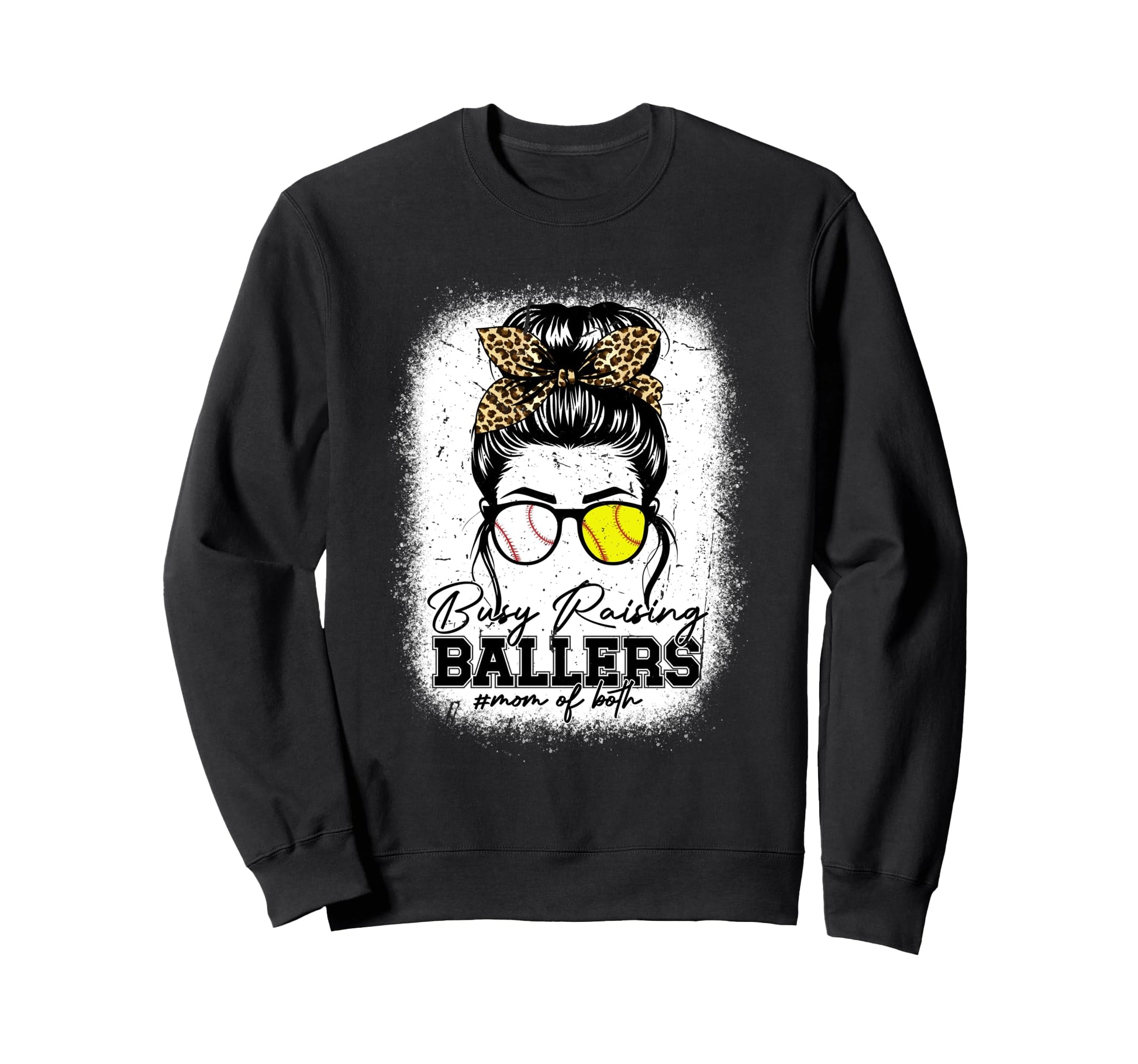 Busy Raising Ballers Baseball Sweatshirt - Casual Everyday Wear for Adults - T-Shirt, Sweatshirt, Hoodie
