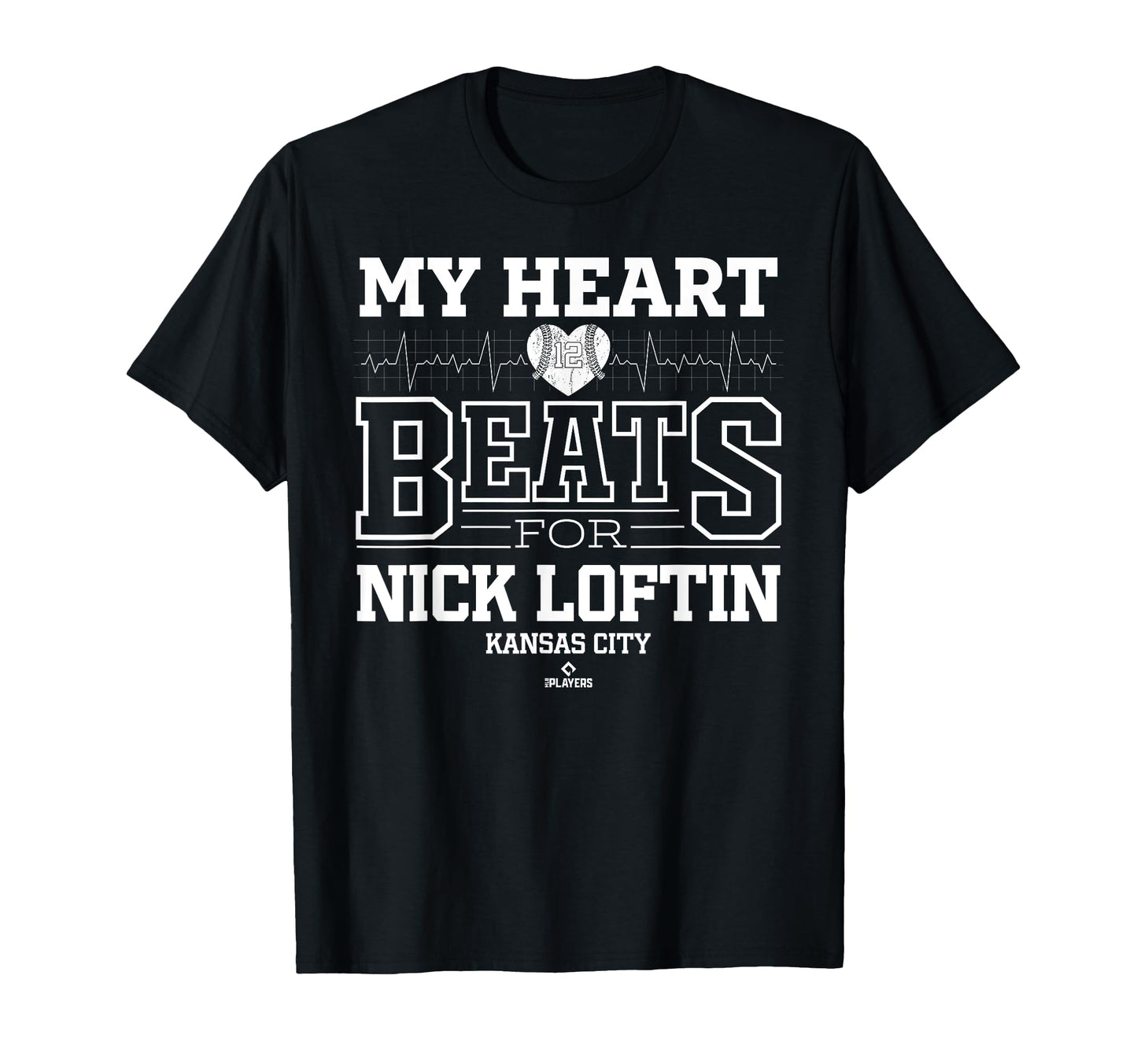 My Heart Beats Nick Loftin Kansas City T-Shirt - Unique Graphic Men Women - T-Shirt, Sweatshirt, Hoodie