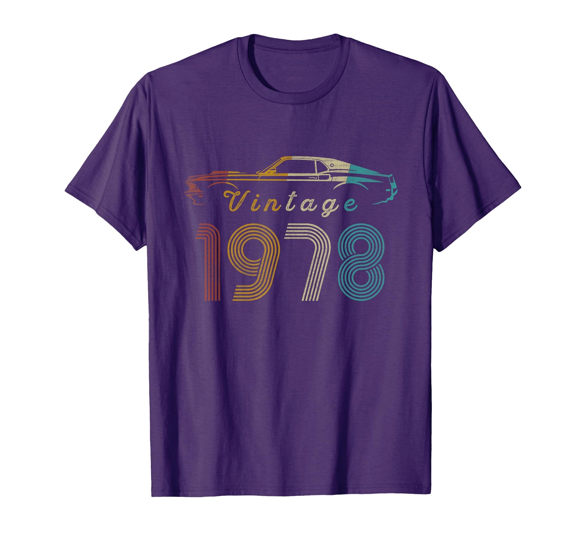 Car 45 Year Old Gifts 1978 T-Shirt - Fun Novelty Design Unisex - T-Shirt, Sweatshirt, Hoodie