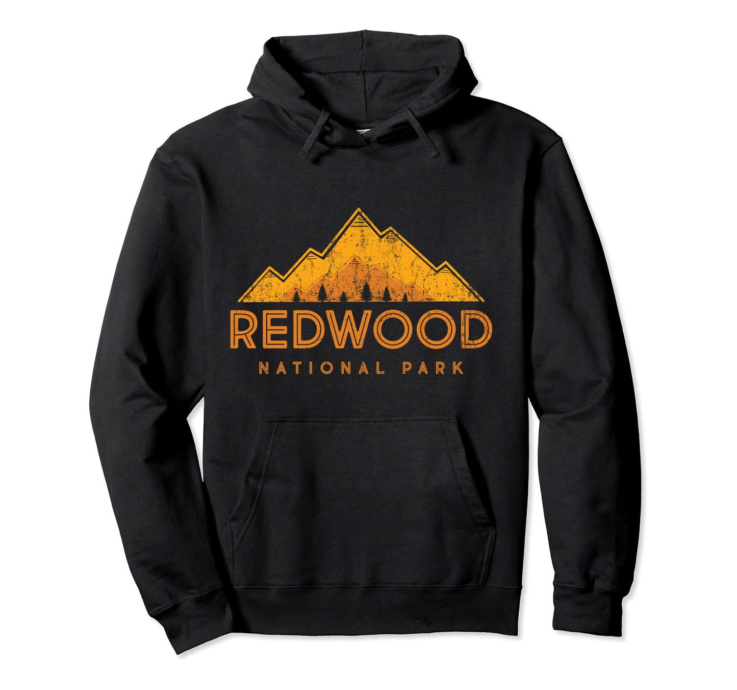 California Redwood National Park Hoodie - Novelty Apparel for Adults - T-Shirt, Sweatshirt, Hoodie
