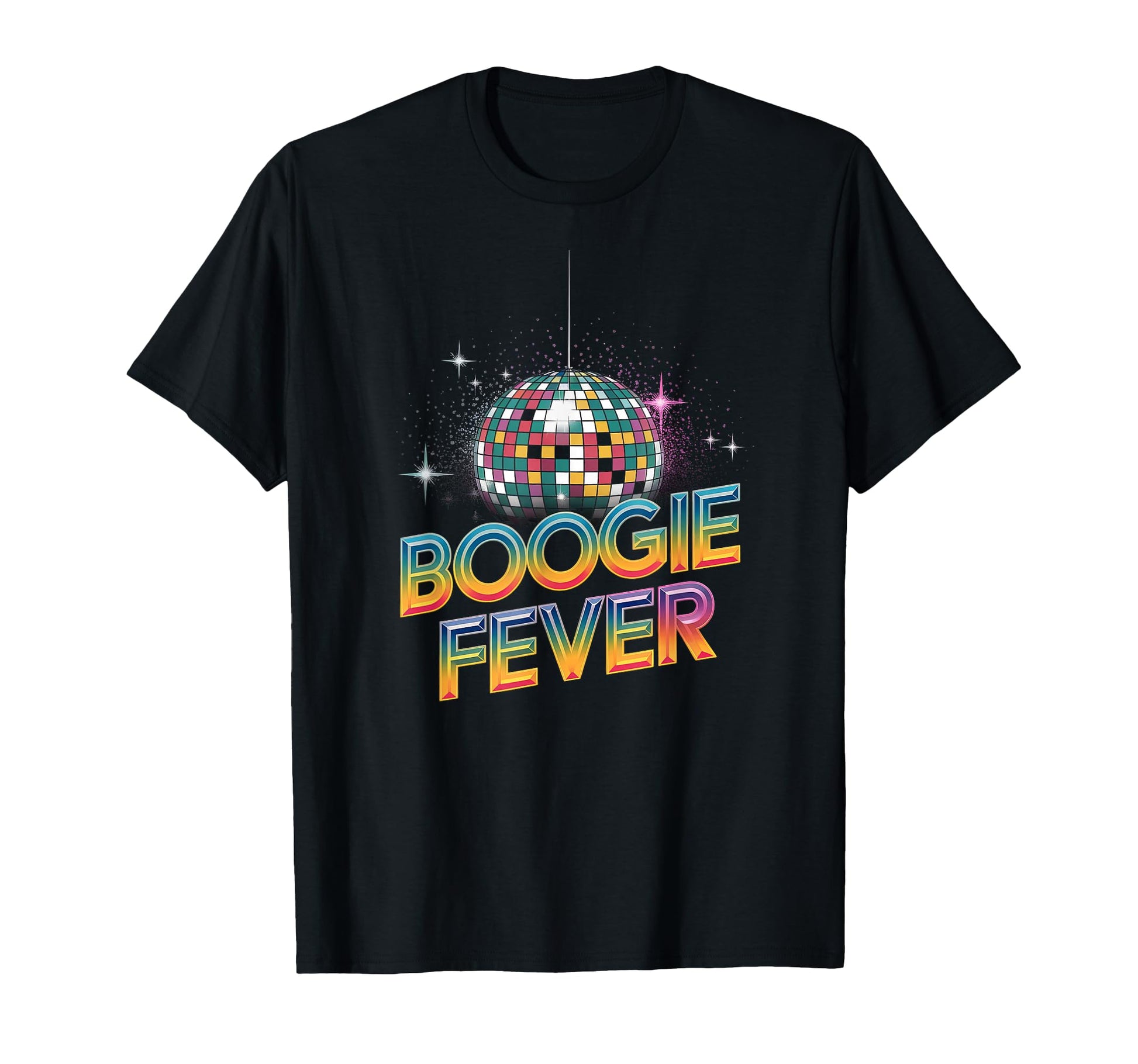 Disco Ball Boogie Fever Discoball Party T-Shirt - Graphic Print Unisex - T-Shirt, Sweatshirt, Hoodie