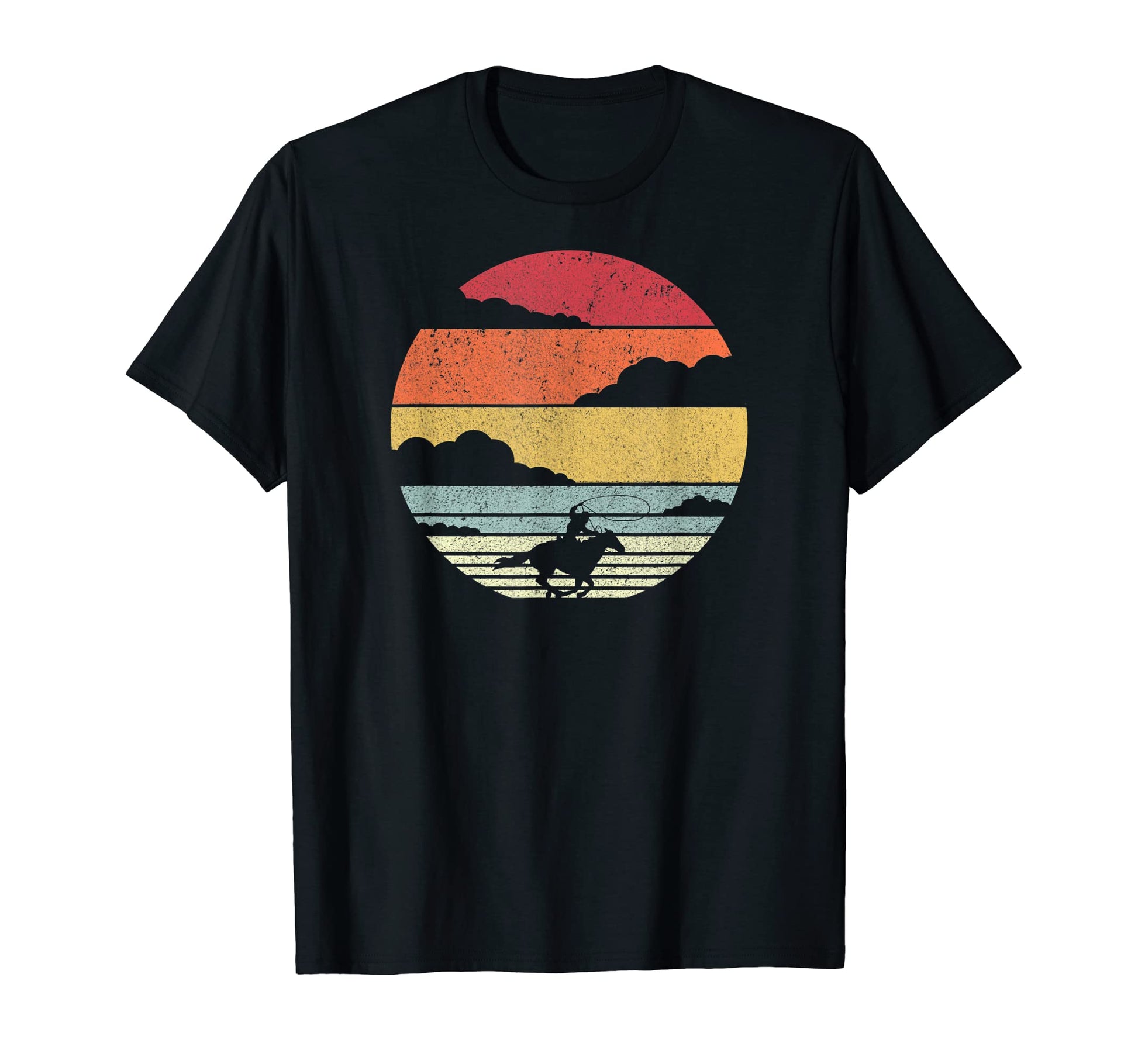 Cowboy Cowgirl Horse Wild West T-Shirt - Aesthetic Graphic Men Women - T-Shirt, Sweatshirt, Hoodie