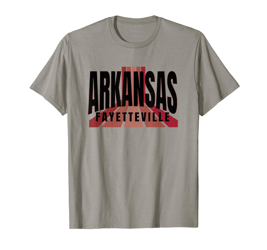 Arkansas Red White Arkansas Striped Local T-Shirt - Streetwear Style Unisex - T-Shirt, Sweatshirt, Hoodie