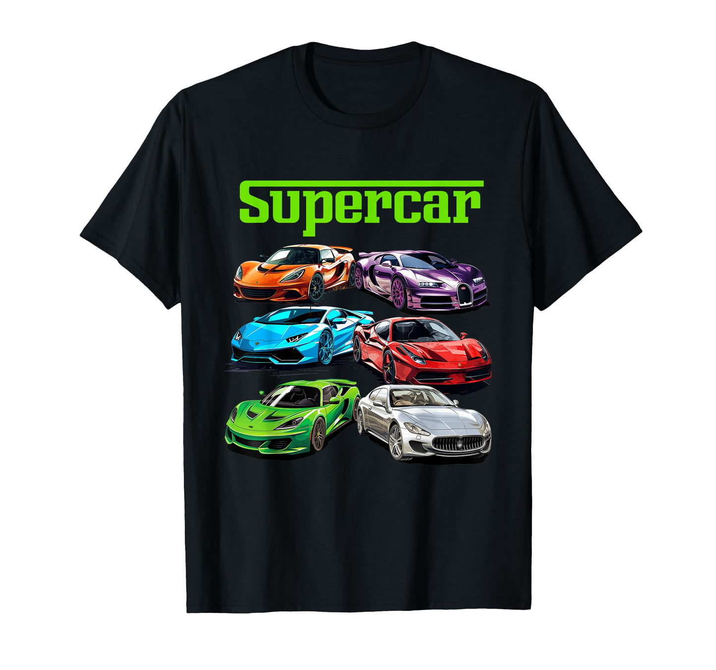 Supercar Car Guy Sports Racing Fan Gift T-Shirt - Trendy Graphic Men Women - T-Shirt, Sweatshirt, Hoodie