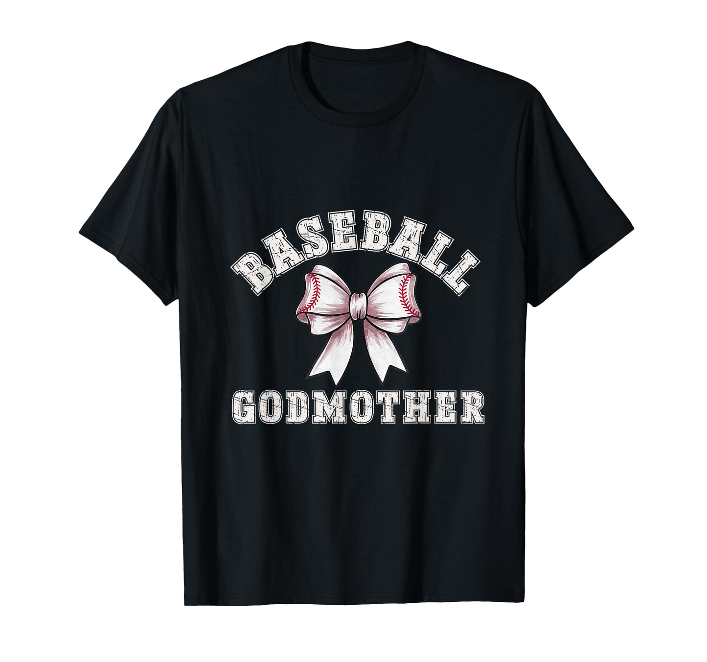 Coquette Baseball Godmother Bow Game Day T-Shirt - Unique Graphic Men Women - T-Shirt, Sweatshirt, Hoodie