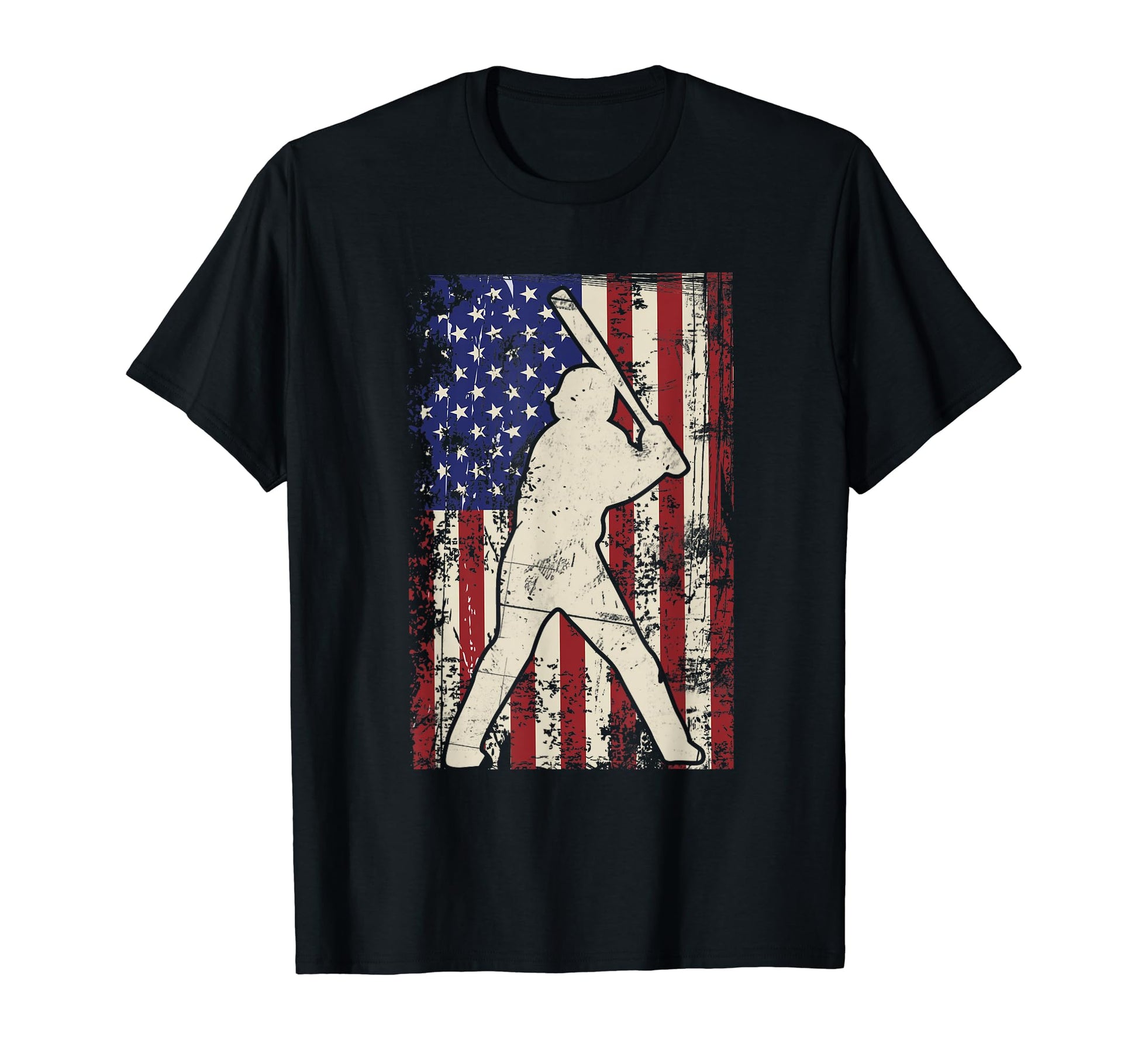 Usa Flag Baseball Gift Baseball Fans T-Shirt - Streetwear Style for Adults - T-Shirt, Sweatshirt, Hoodie