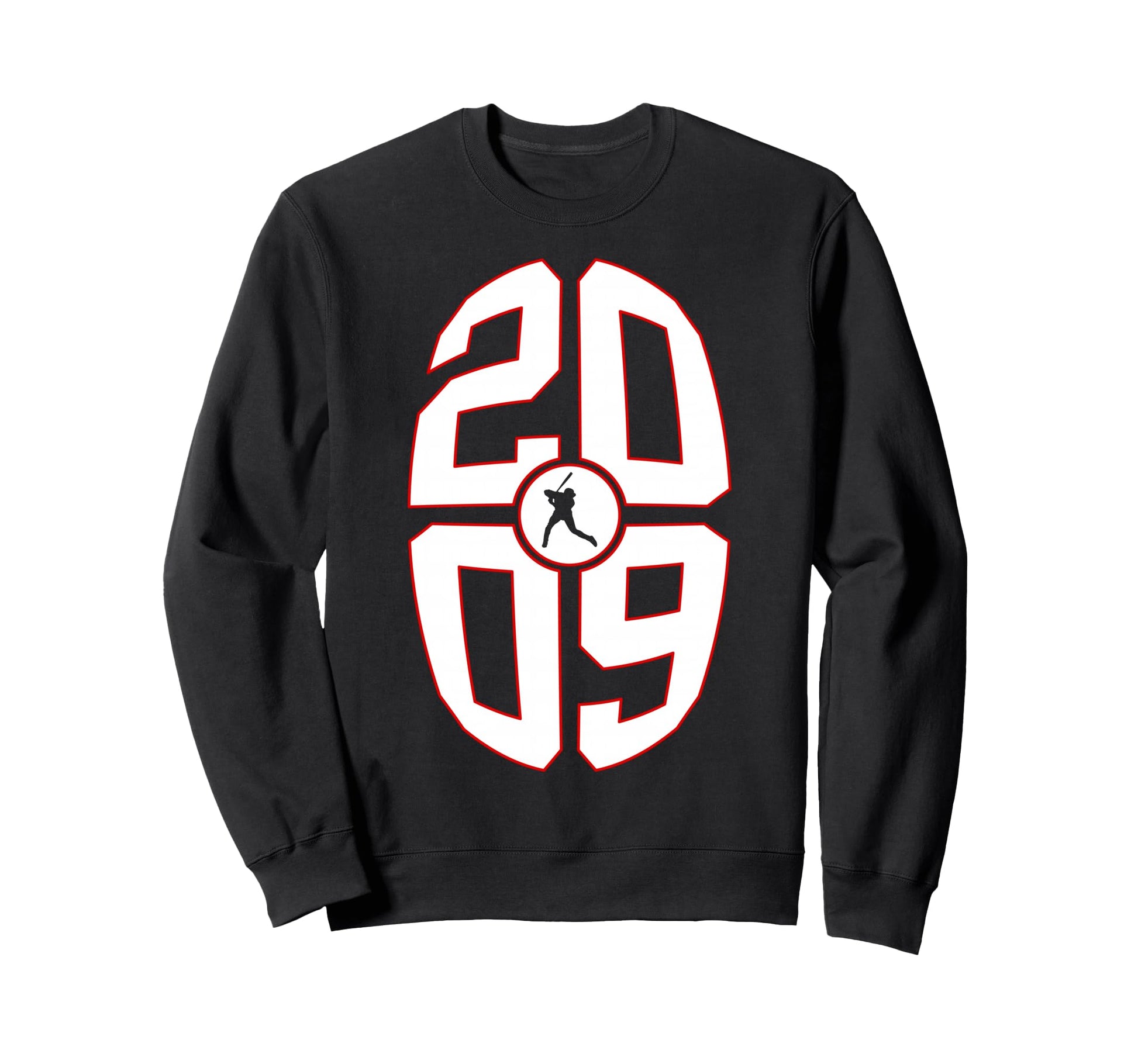 17 Years 2009 Baseball 17Th Sweatshirt - Fun Novelty Design for Adults - T-Shirt, Sweatshirt, Hoodie