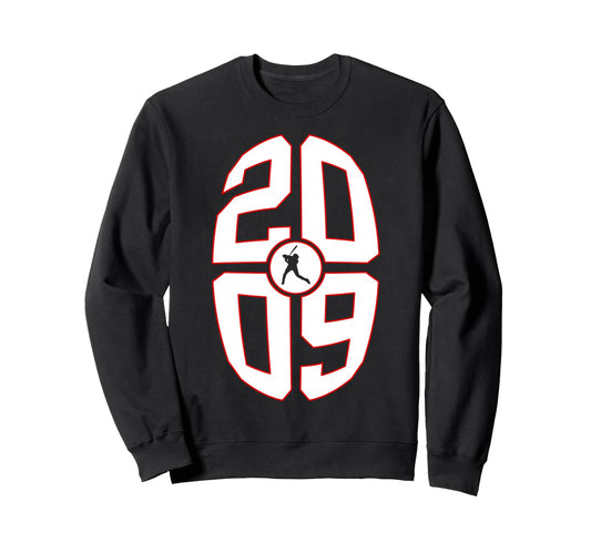 17 Years 2009 Baseball 17Th Sweatshirt - Fun Novelty Design for Adults - T-Shirt, Sweatshirt, Hoodie