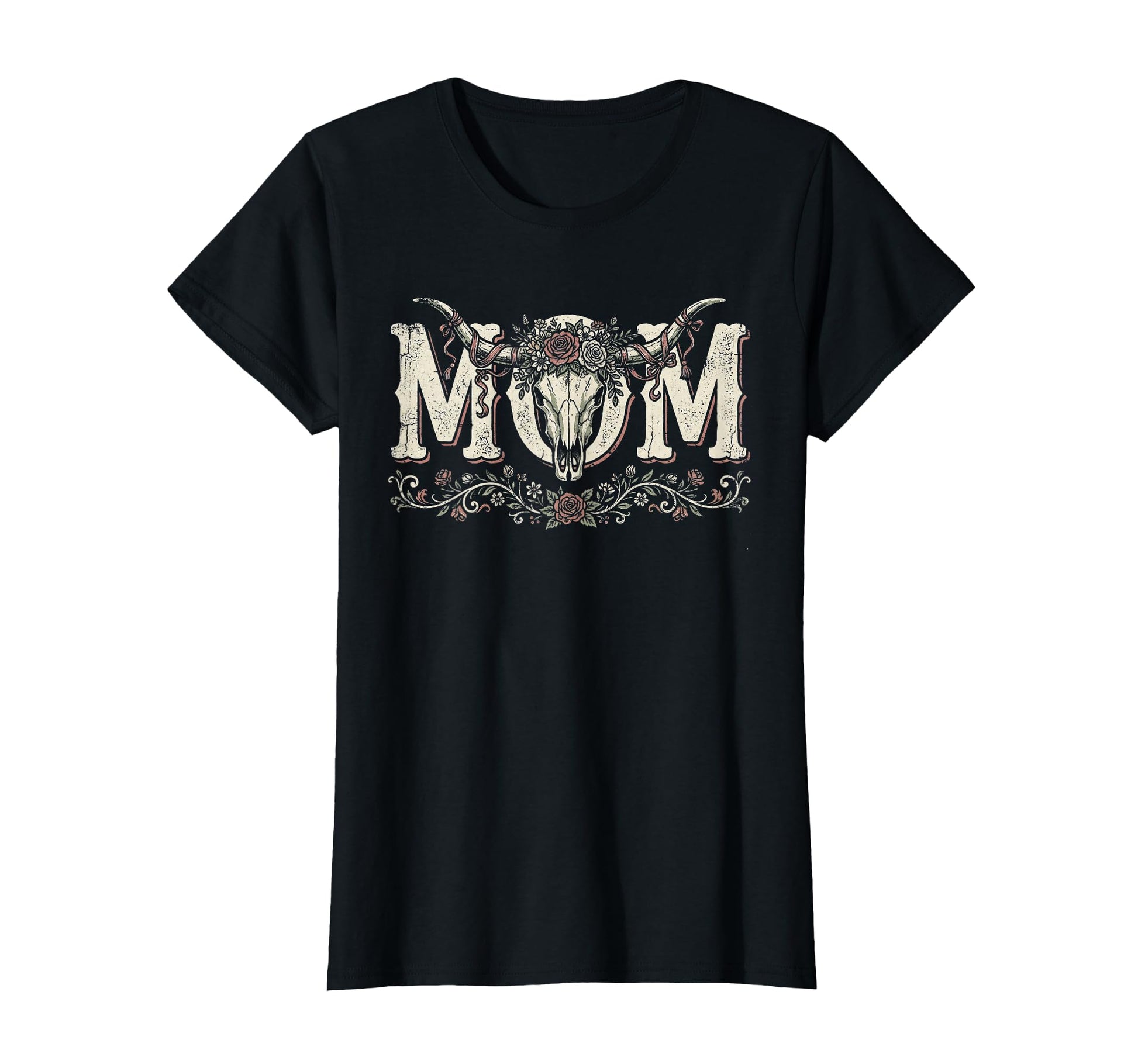 Western Mom Country Rodeo Cowgirl T-Shirt - Minimalist Print for Adults - T-Shirt, Sweatshirt, Hoodie