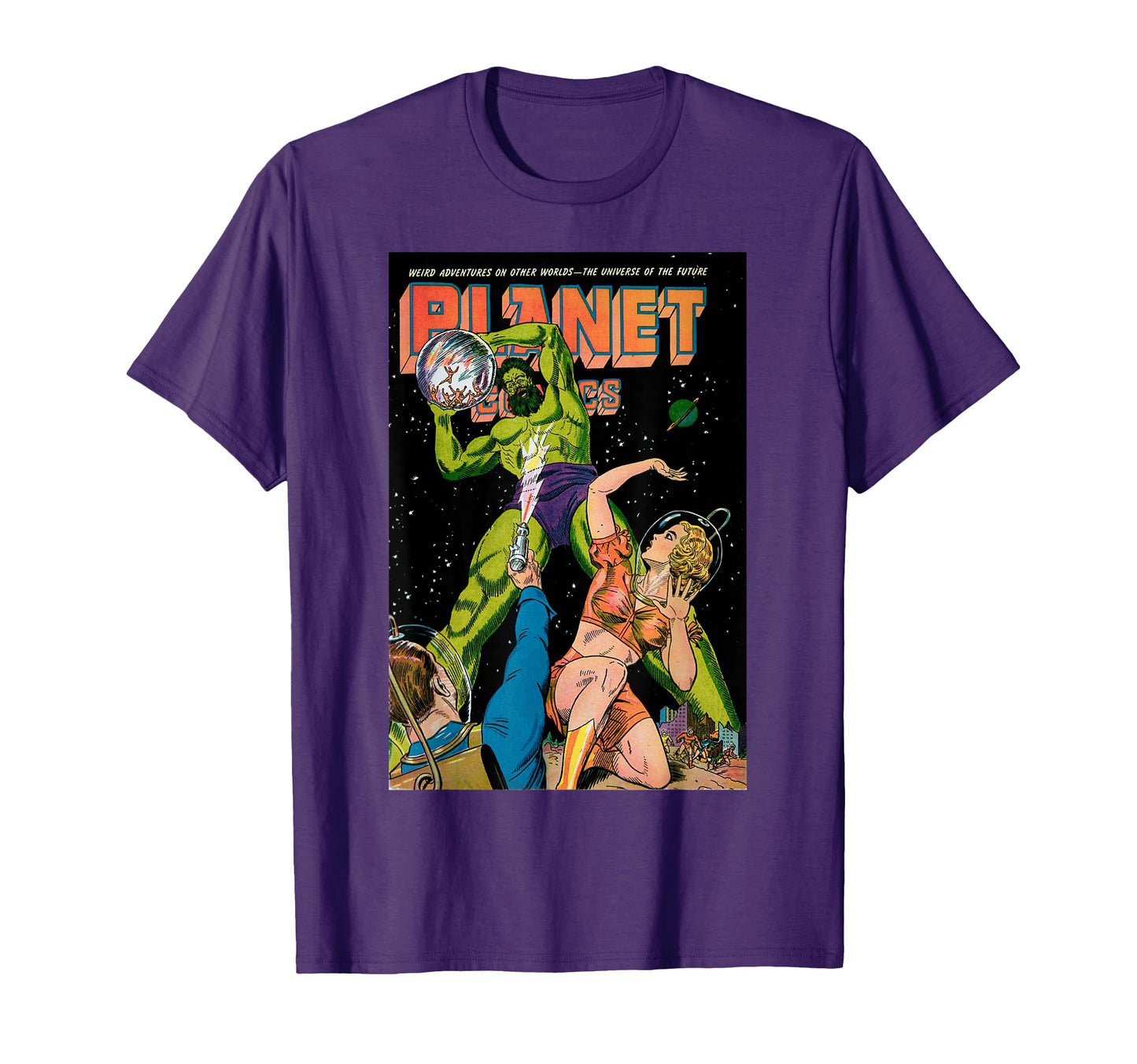 Sci Fi Pin Up Science Fiction Horror T-Shirt - Fun Novelty Design Unisex - T-Shirt, Sweatshirt, Hoodie