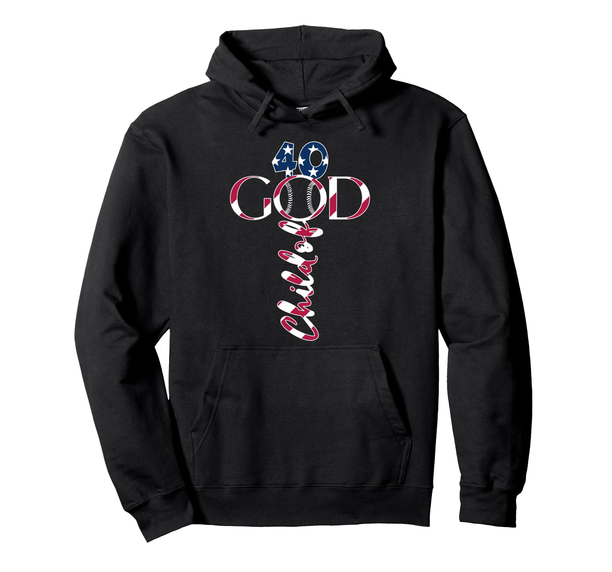 Baseball Jesus 40 Years Child God Hoodie - Casual Everyday Wear for Adults - T-Shirt, Sweatshirt, Hoodie