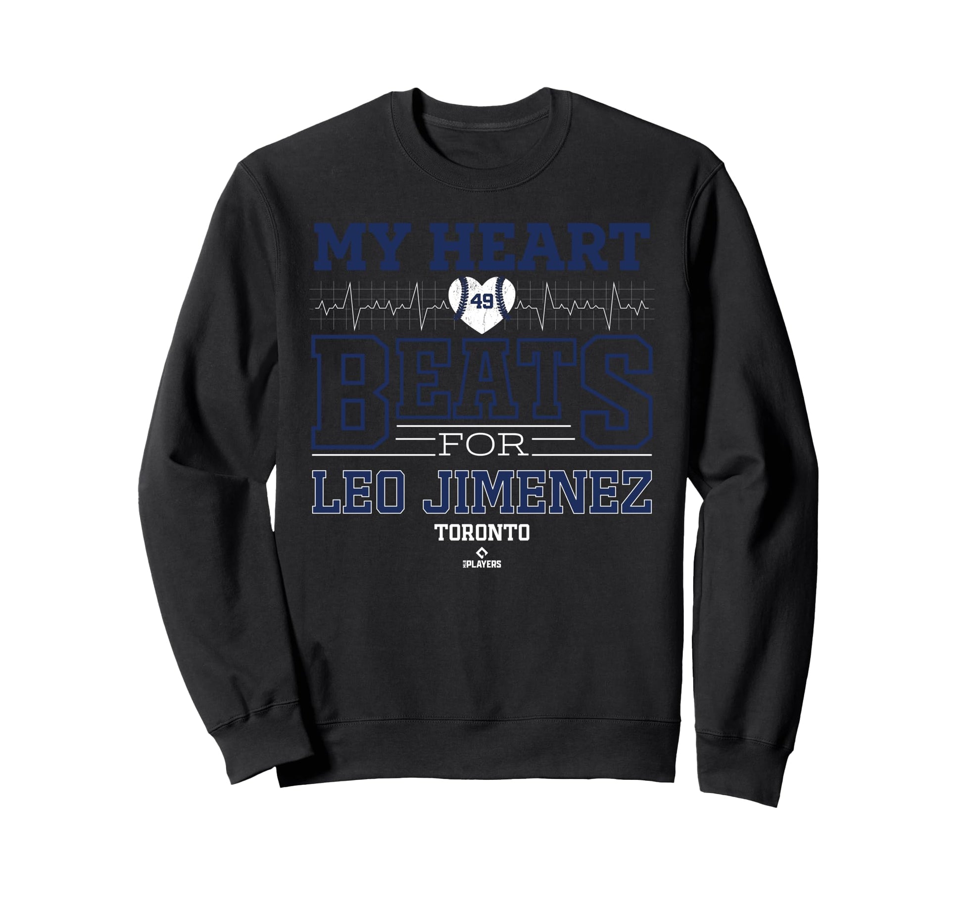My Heart Beats Leo Jimenez Toronto Sweatshirt - Novelty Apparel for Adults - T-Shirt, Sweatshirt, Hoodie