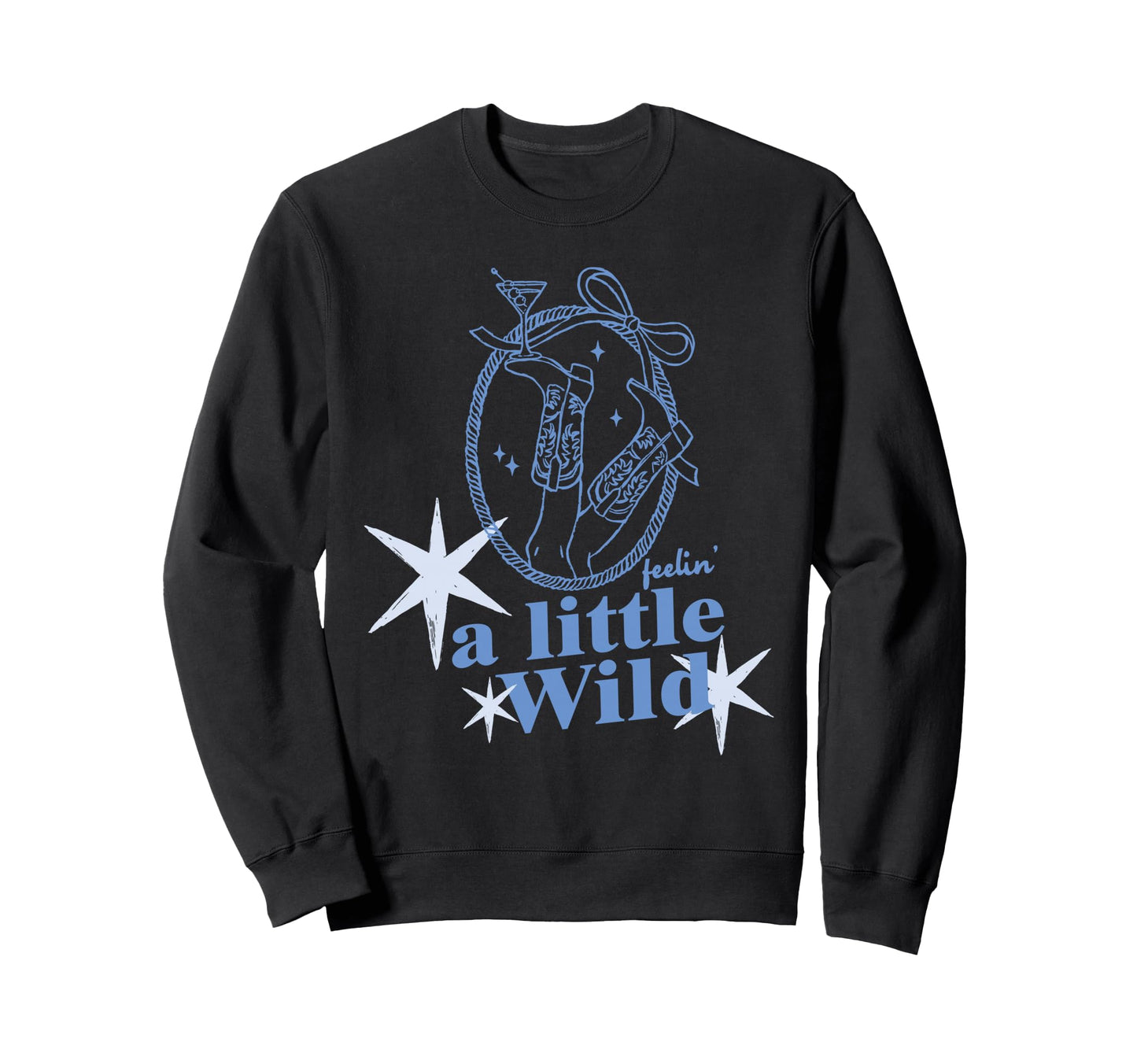 Little Wild Feelin Cocktail Summer Sweatshirt - Streetwear Style Unisex - T-Shirt, Sweatshirt, Hoodie