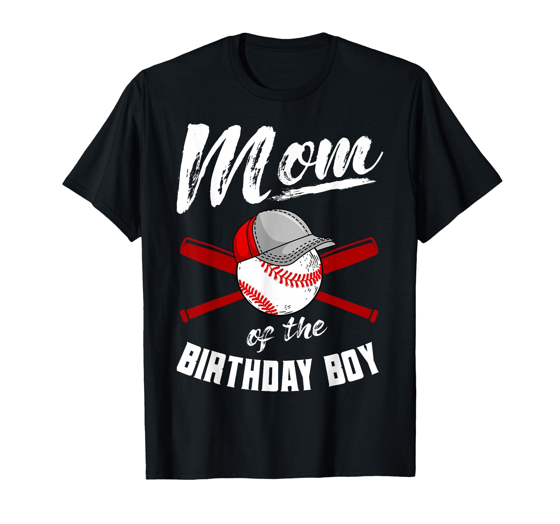 Mom Birthday Baseball Bday Party T-Shirt - Novelty Apparel for Adults - T-Shirt, Sweatshirt, Hoodie